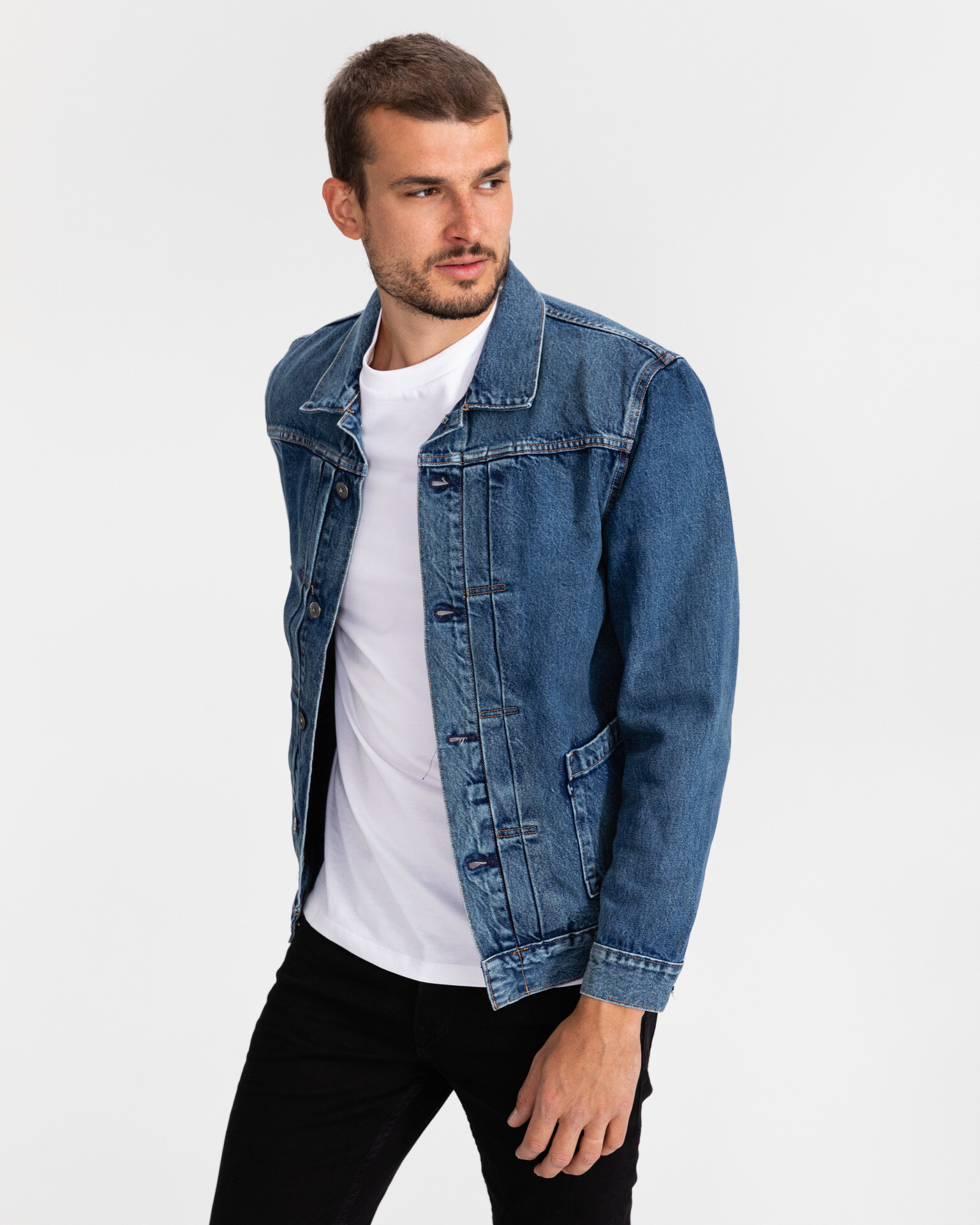 Levi's® Made & Crafted® Type II Jacket Blue - Pepit.gr