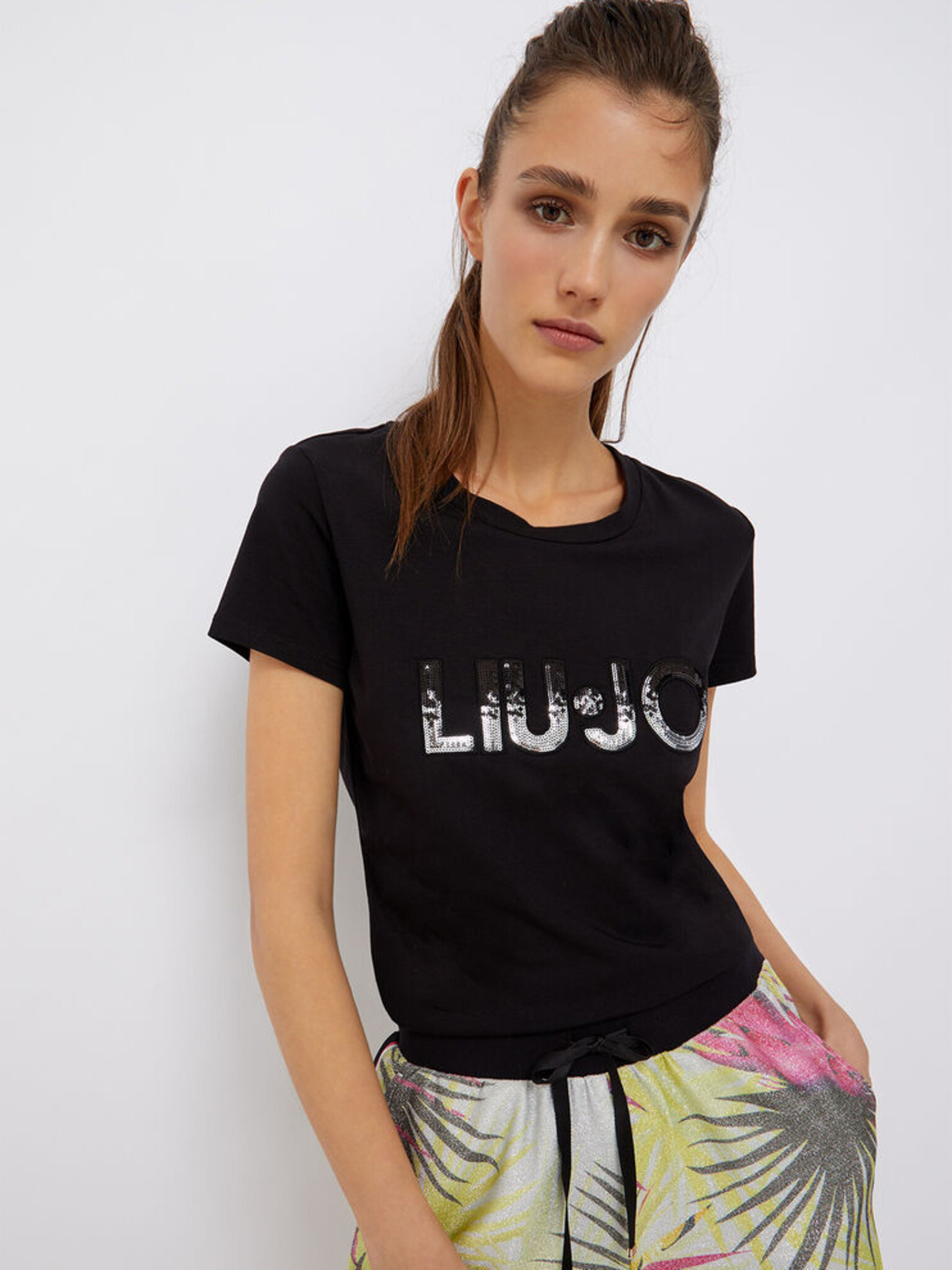 Liu Jo T-shirt Black - Pepit.gr