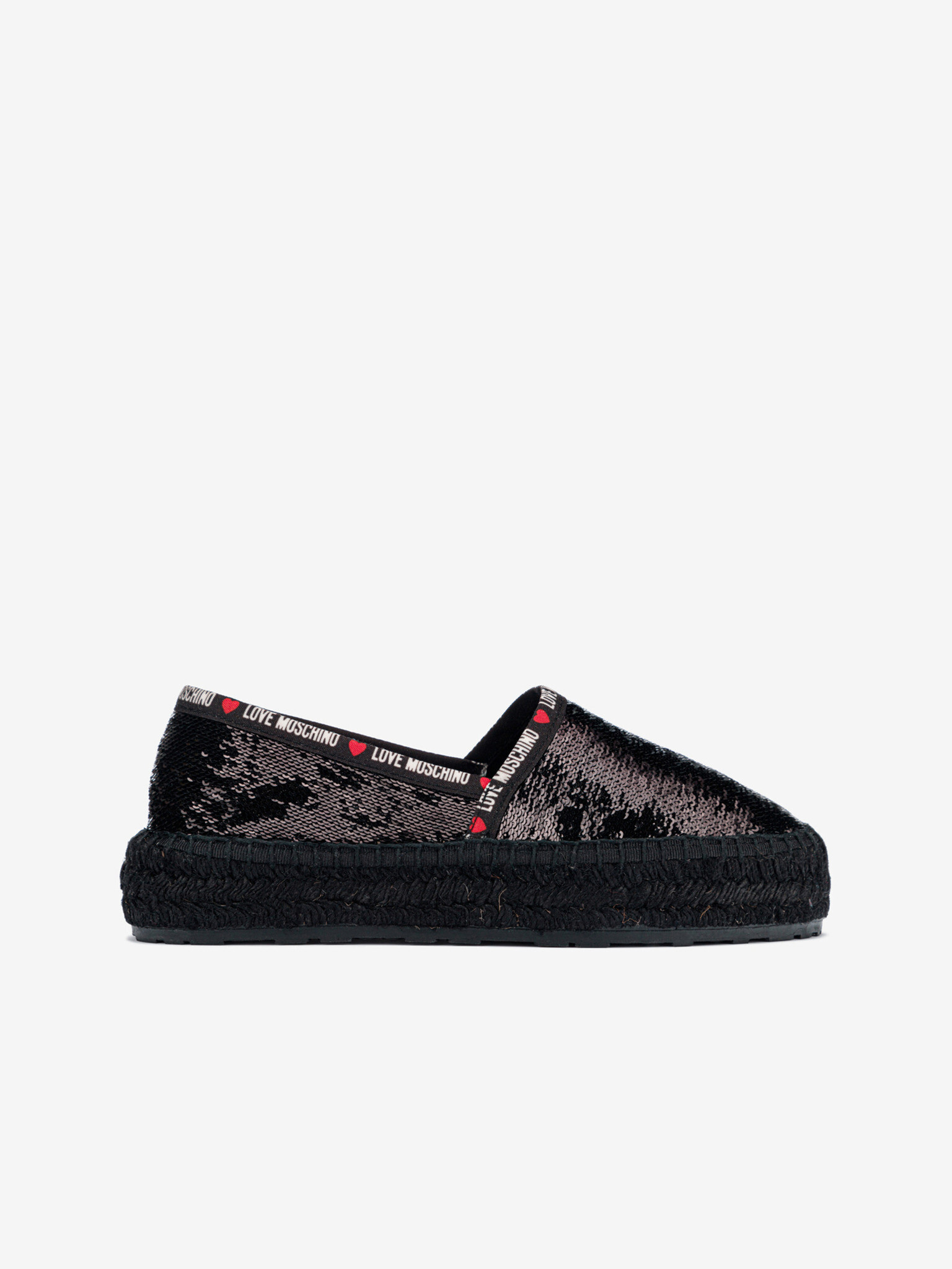 Love Moschino Espadrille Black - Pepit.gr