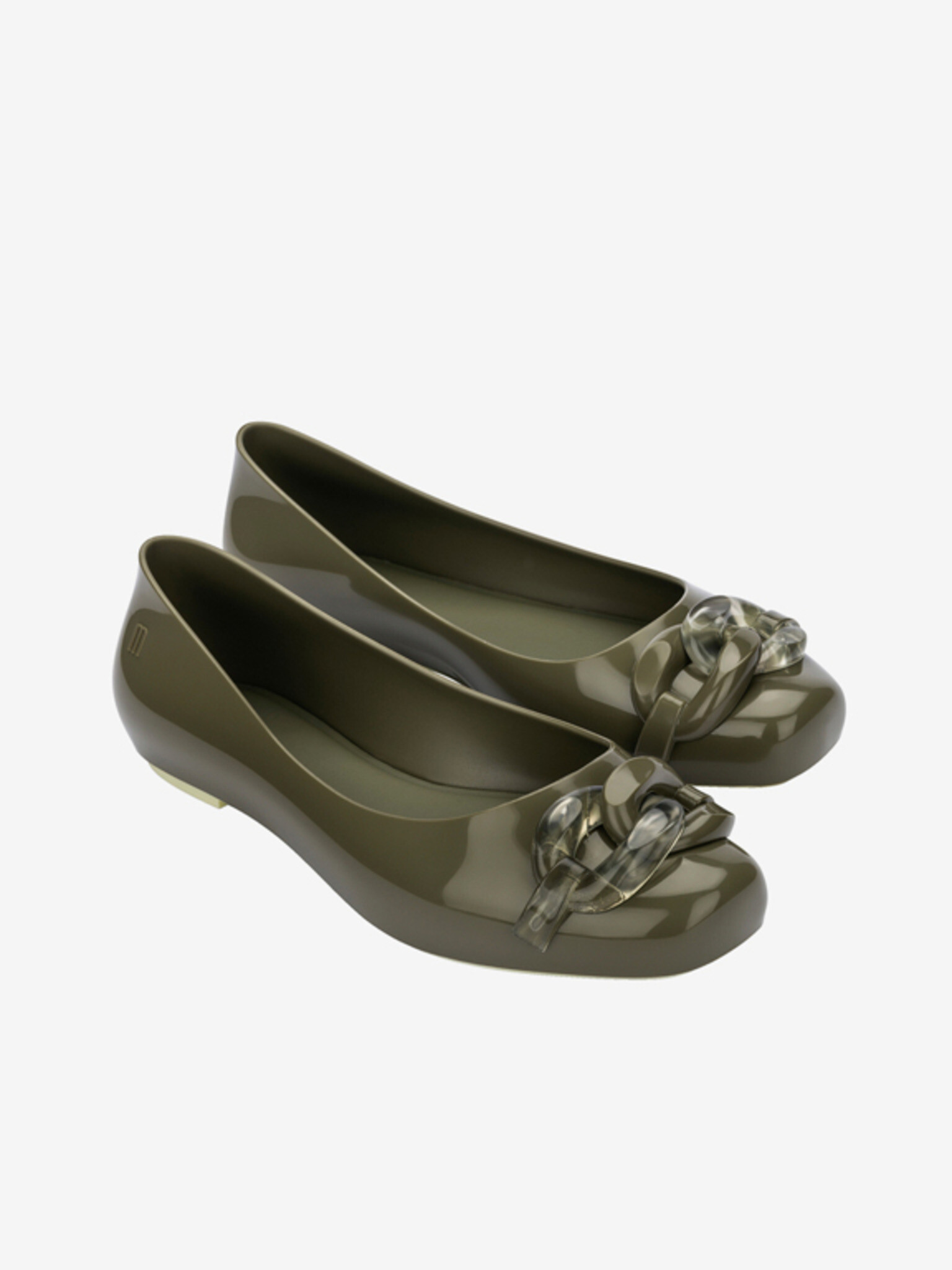 Melissa Aura Chain Ballet pumps Green - Pepit.gr