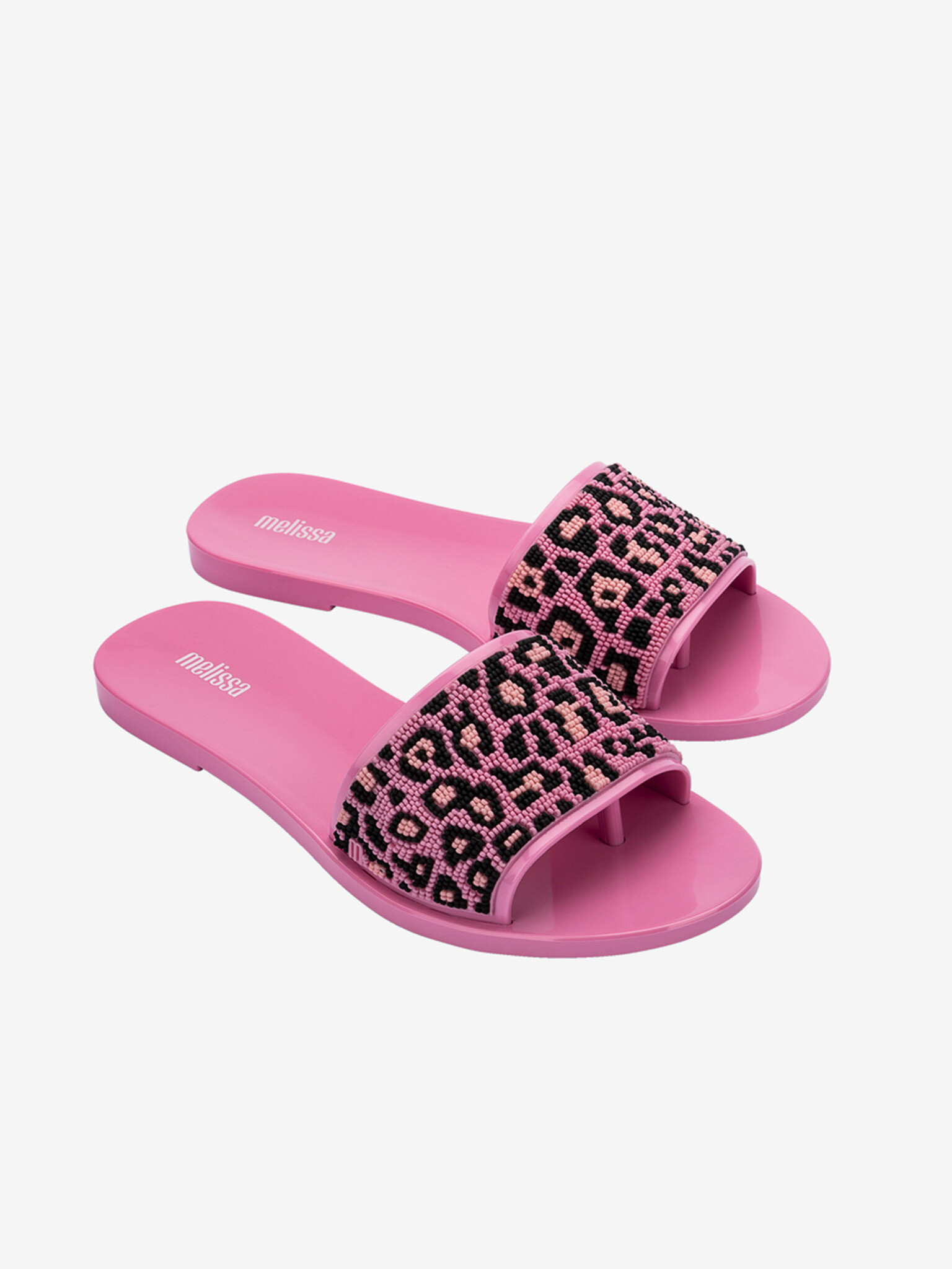 Melissa Savage Slide Flip-flops Pink - Pepit.gr