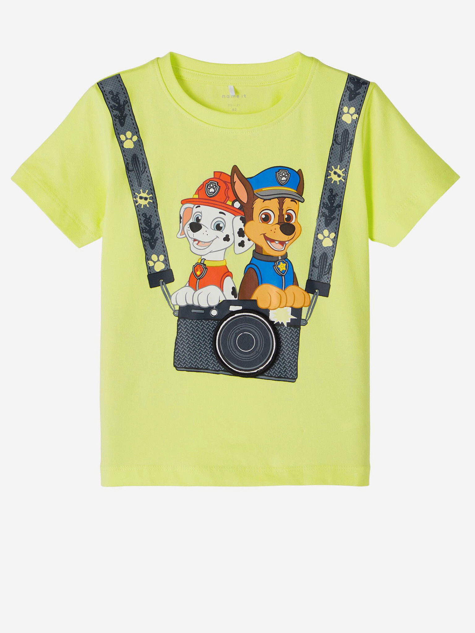 name it Alexej Kids T-shirt Yellow - Pepit.gr