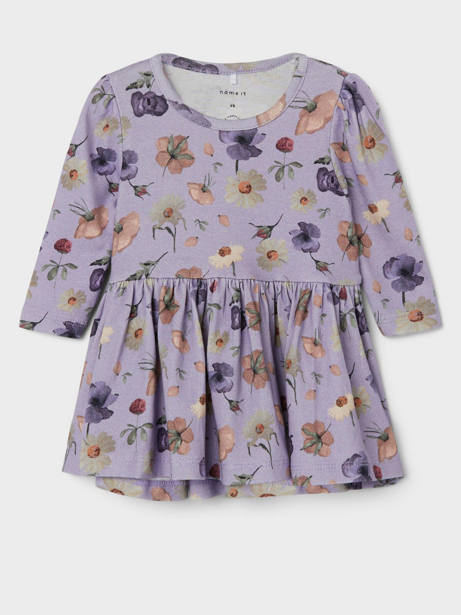 name it Barbora Kids Dress Violet - Pepit.gr