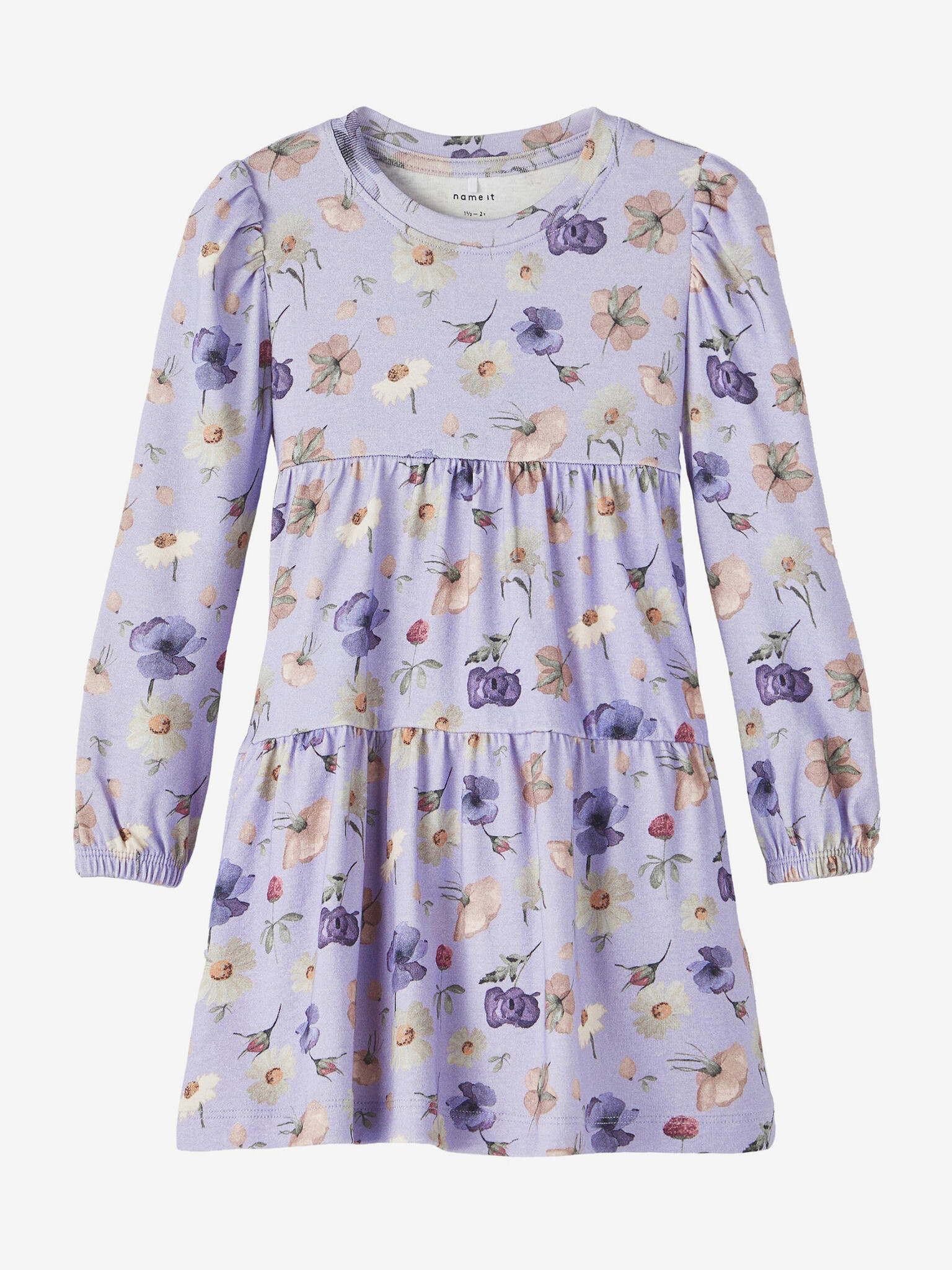 name it Brianna Kids Dress Violet - Pepit.gr