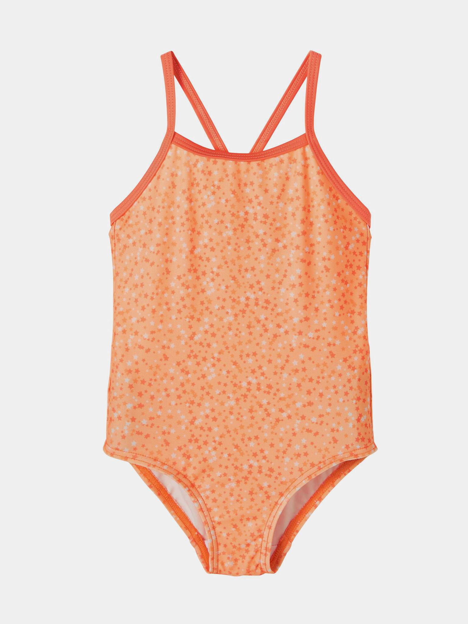 name it Felisia Kids Swimsuit Orange - Pepit.gr