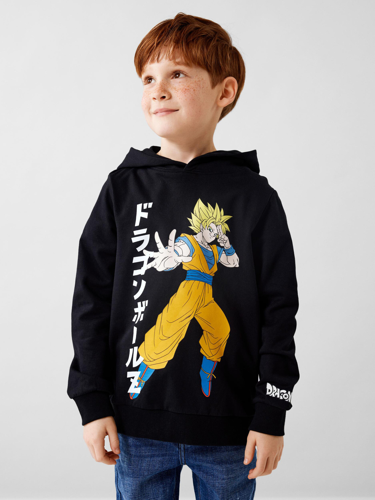 name it Joch Dragonball Kids Sweatshirt Black - Pepit.gr