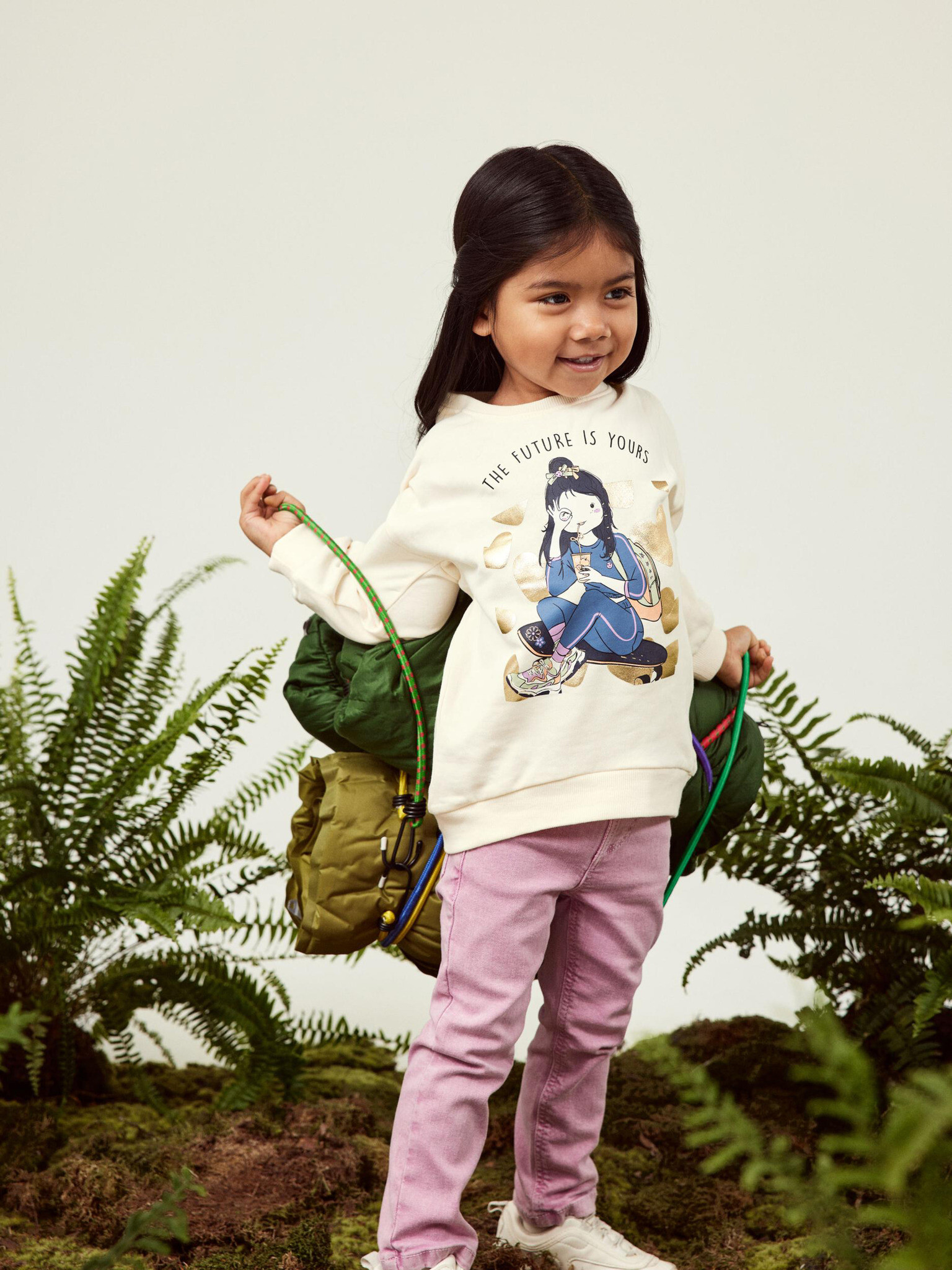 name it Kirsten Kids Sweatshirt White - Pepit.gr