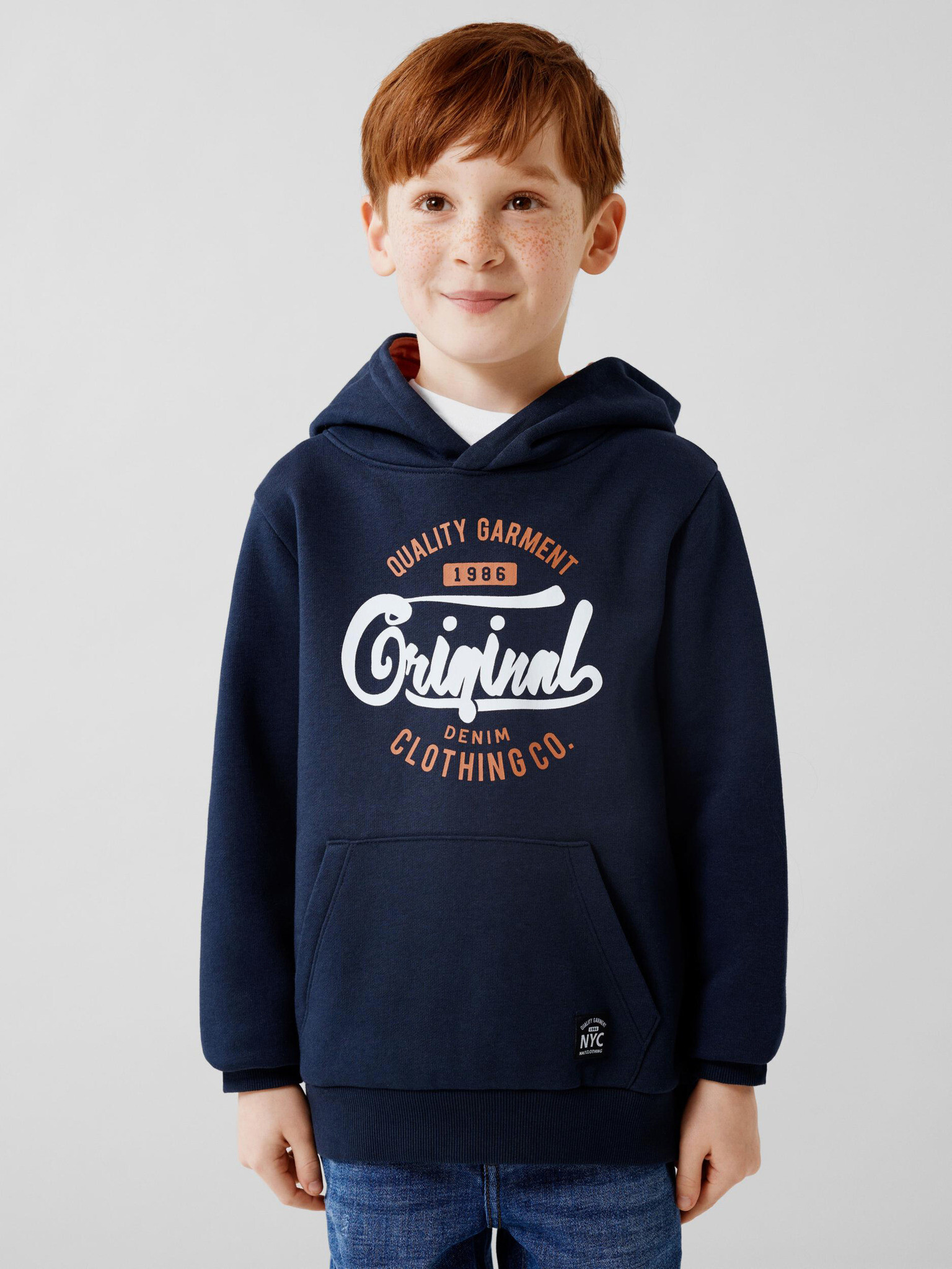 name it Leco Kids Sweatshirt Blue - Pepit.gr