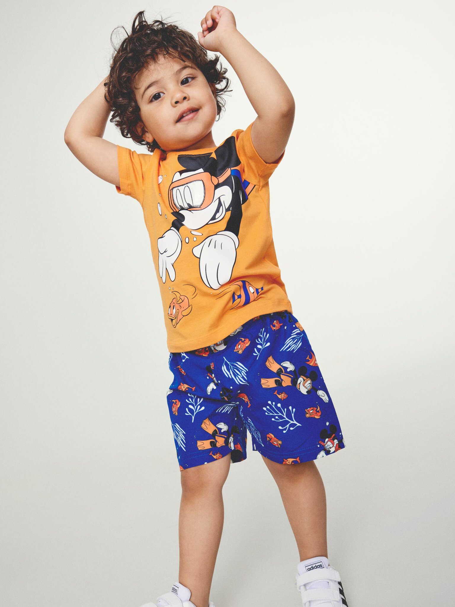 name it Mickey Kids T-shirt Orange - Pepit.gr