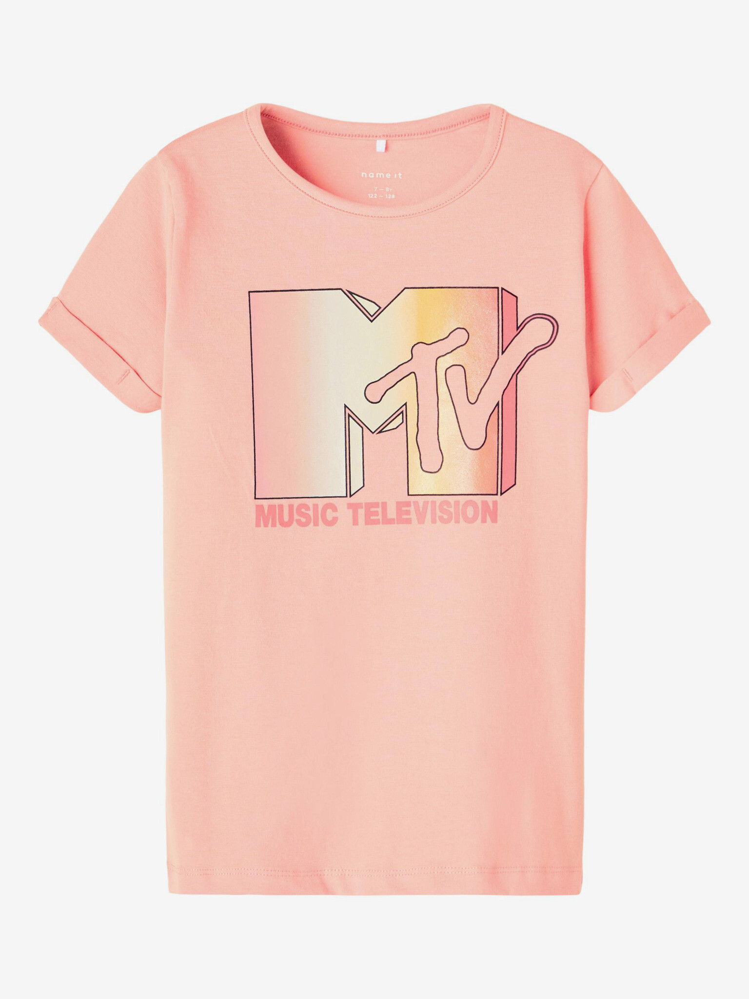 name it MTV Kids T-shirt Pink - Pepit.gr