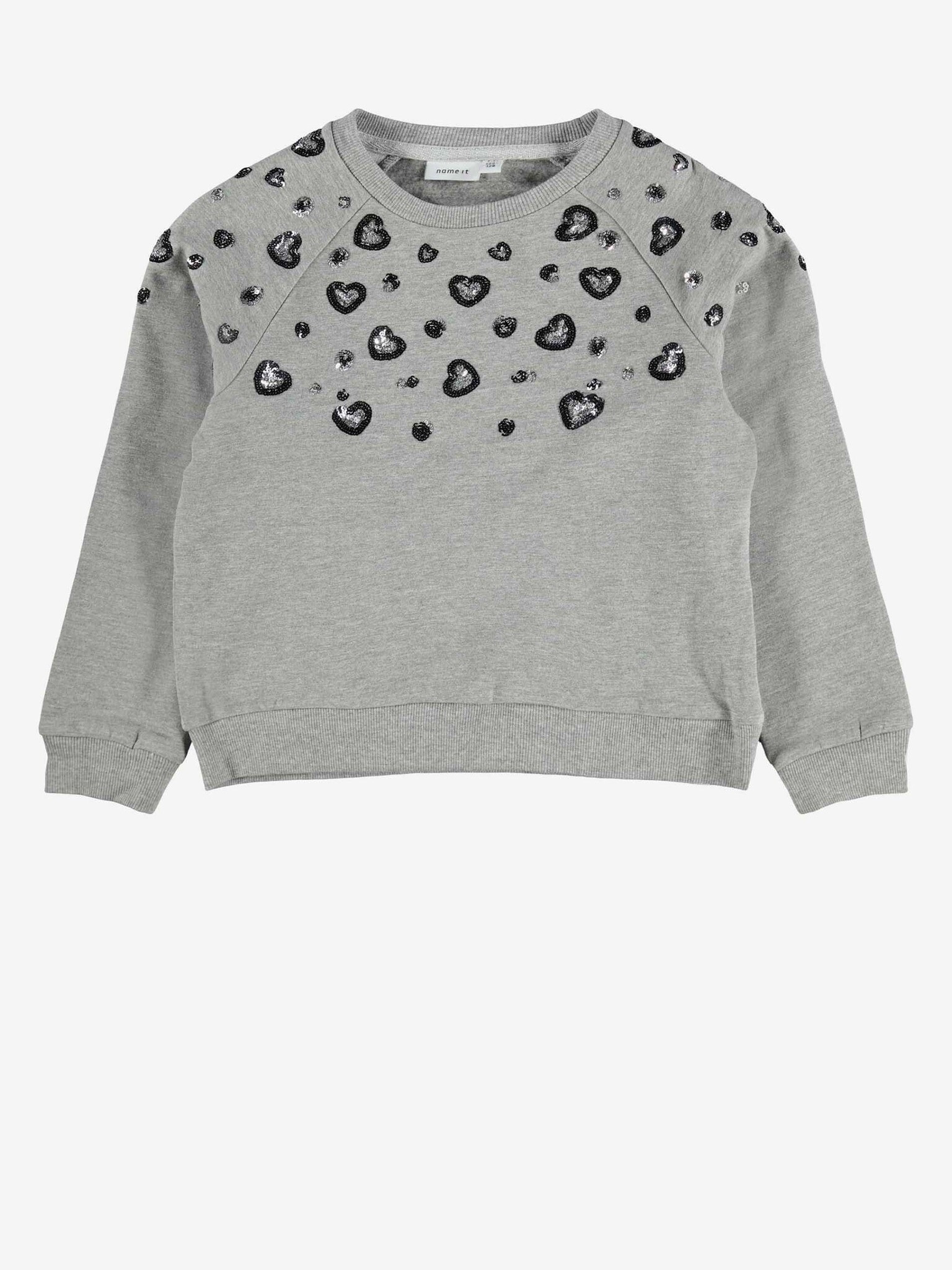 name it Negis Kids Sweatshirt Grey - Pepit.gr