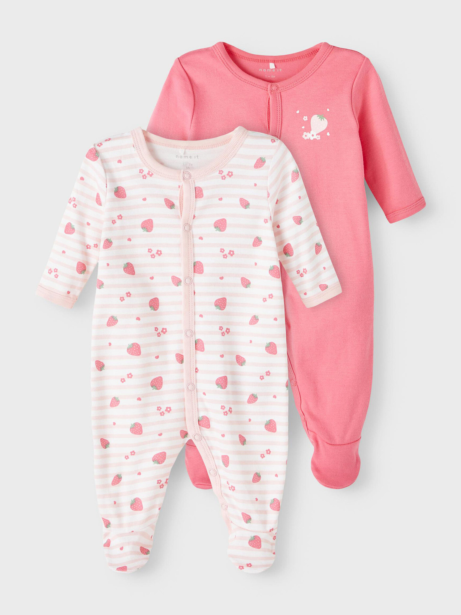 name it Night suit Kids Body Pink - Pepit.gr