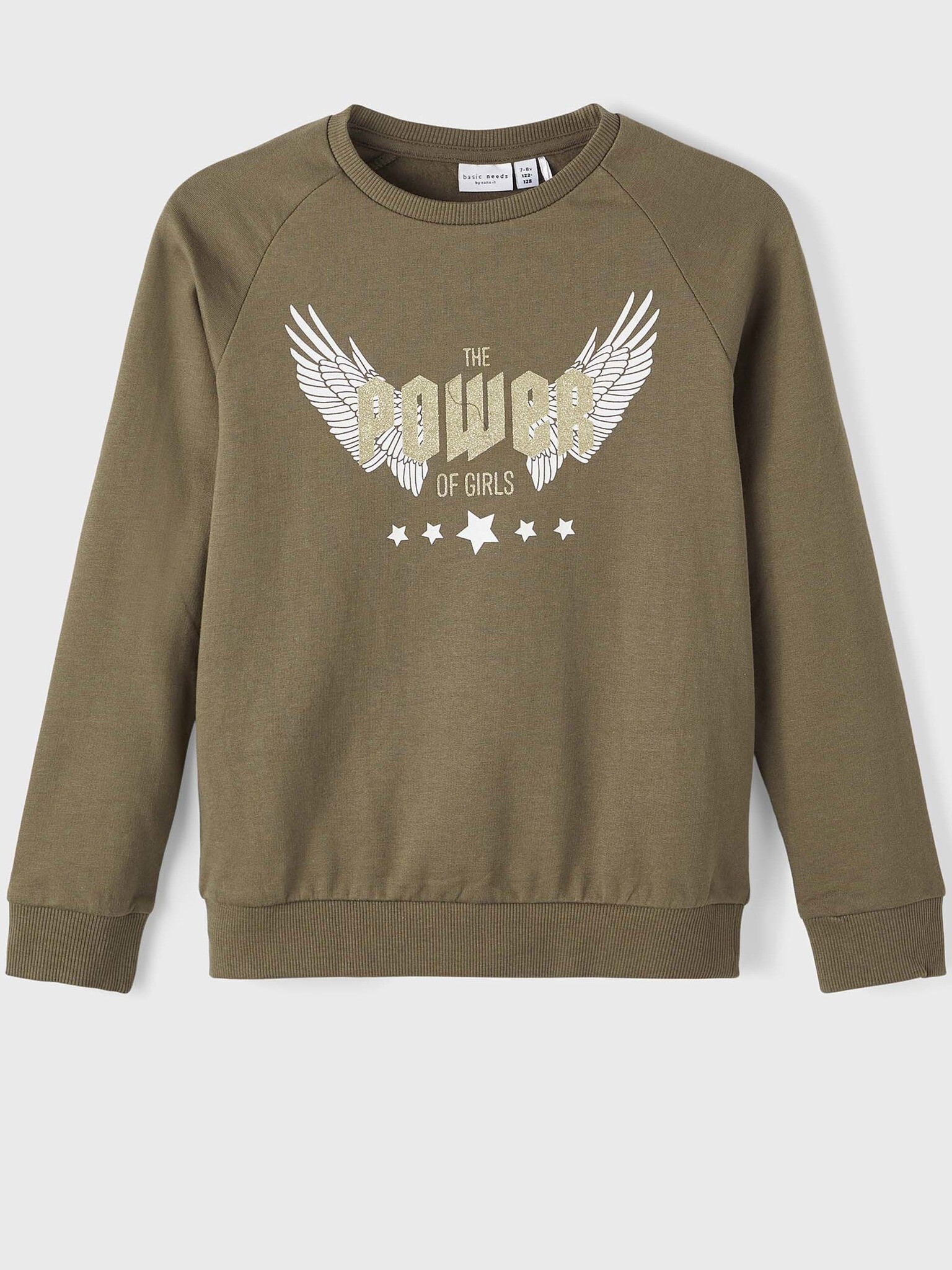 name it Venus Kids Sweatshirt Green - Pepit.gr