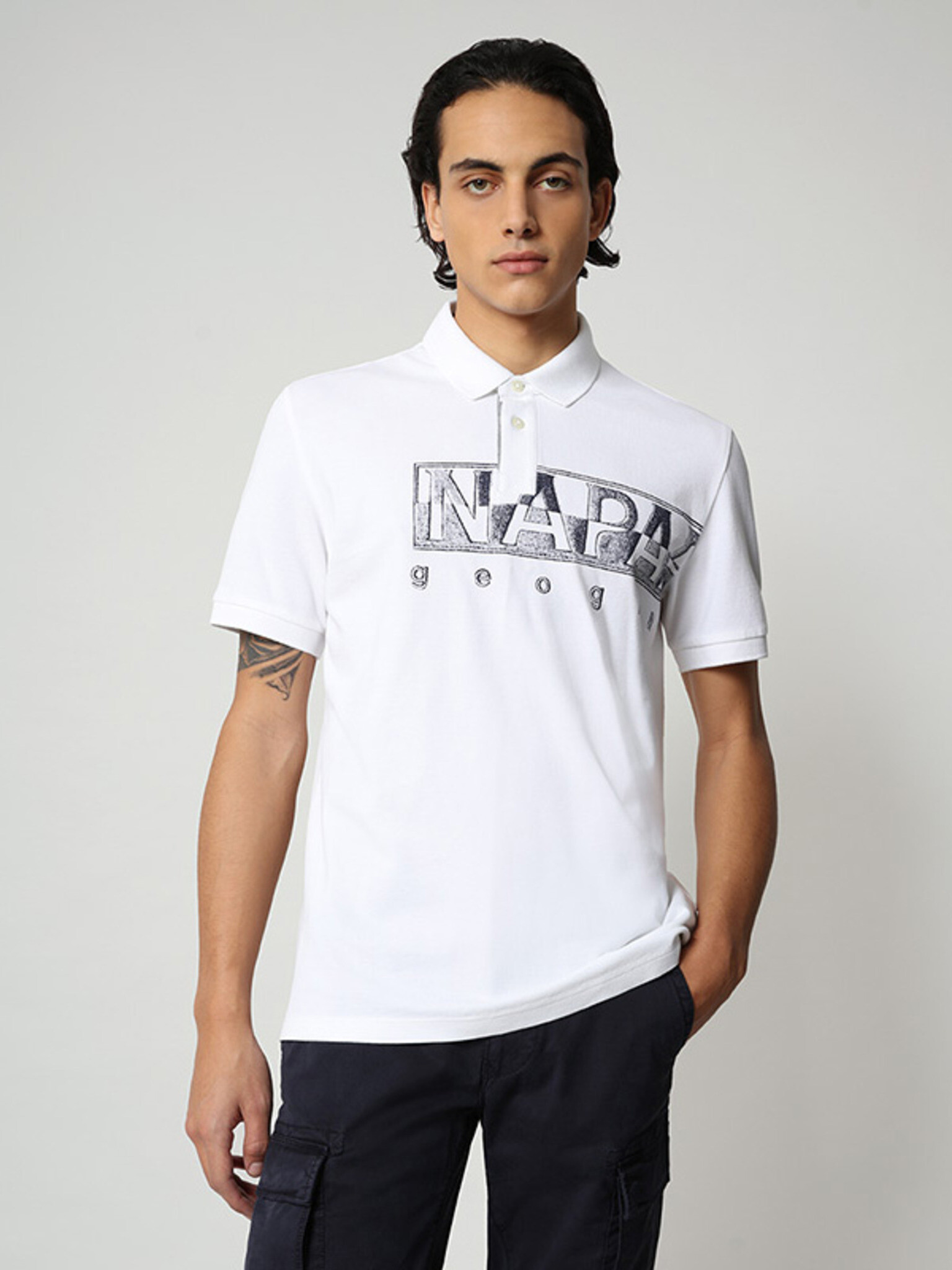 Napapijri T-shirt White - Pepit.gr