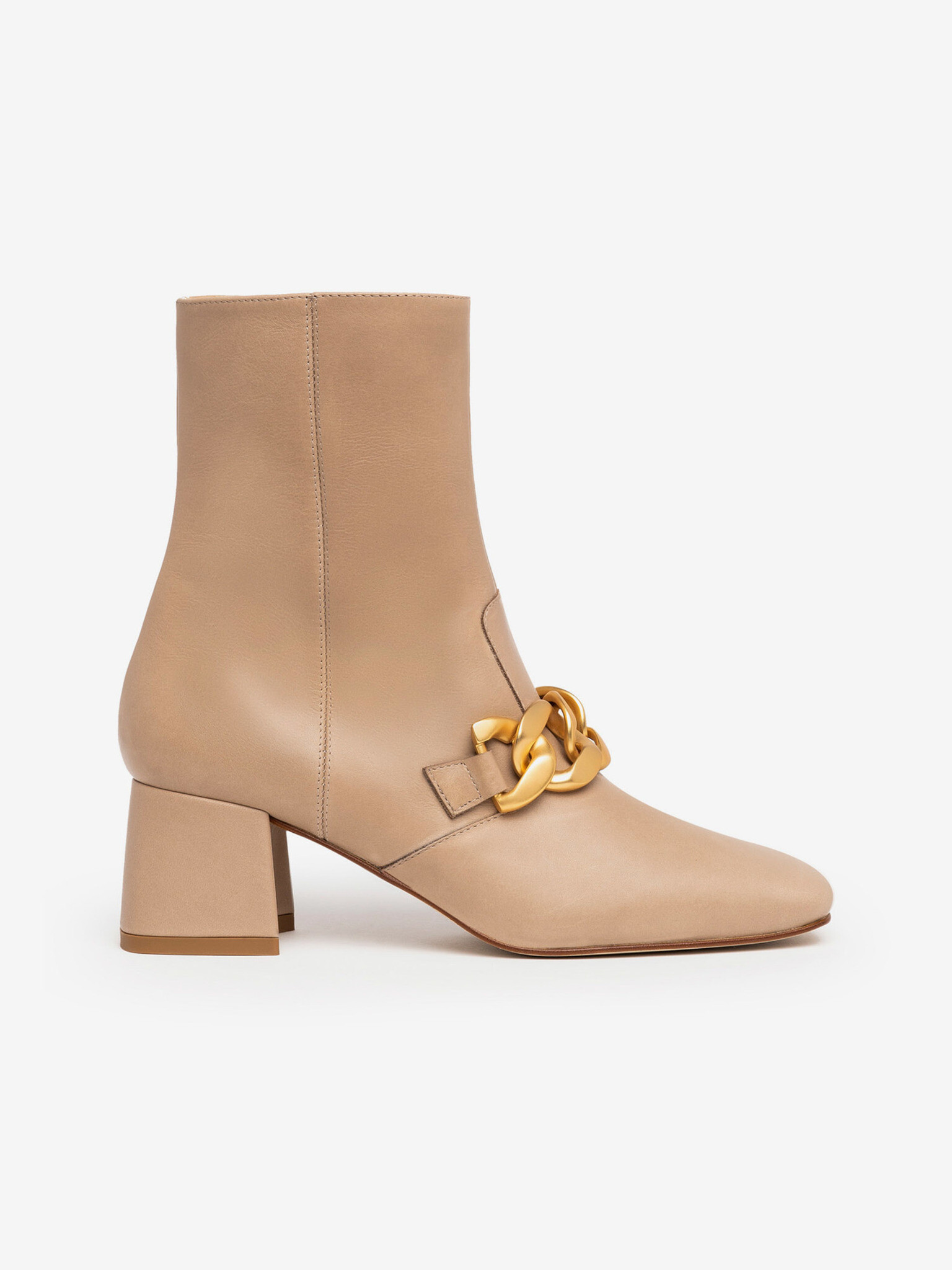 Nero Giardini Ankle boots Beige - Pepit.gr