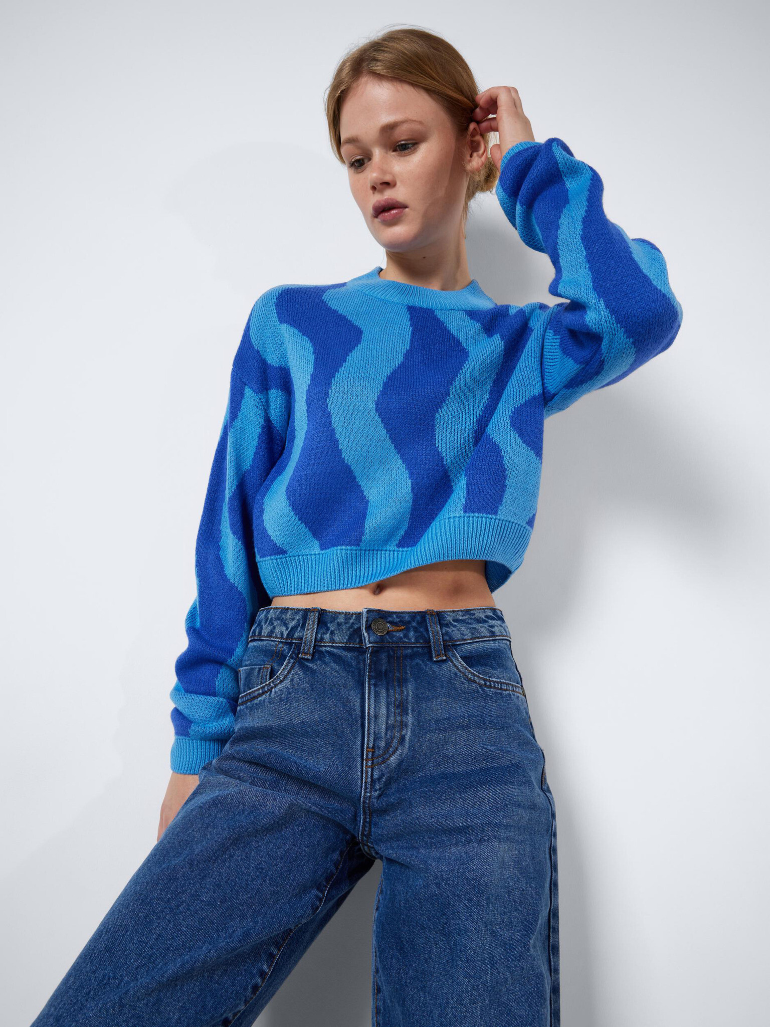 Noisy May Cosmic Sweater Blue - Pepit.gr