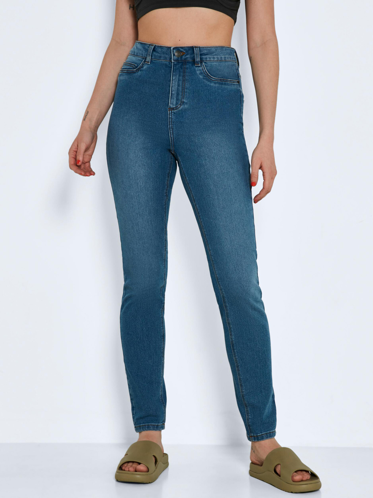 Noisy May Gaga Jeans Blue - Pepit.gr