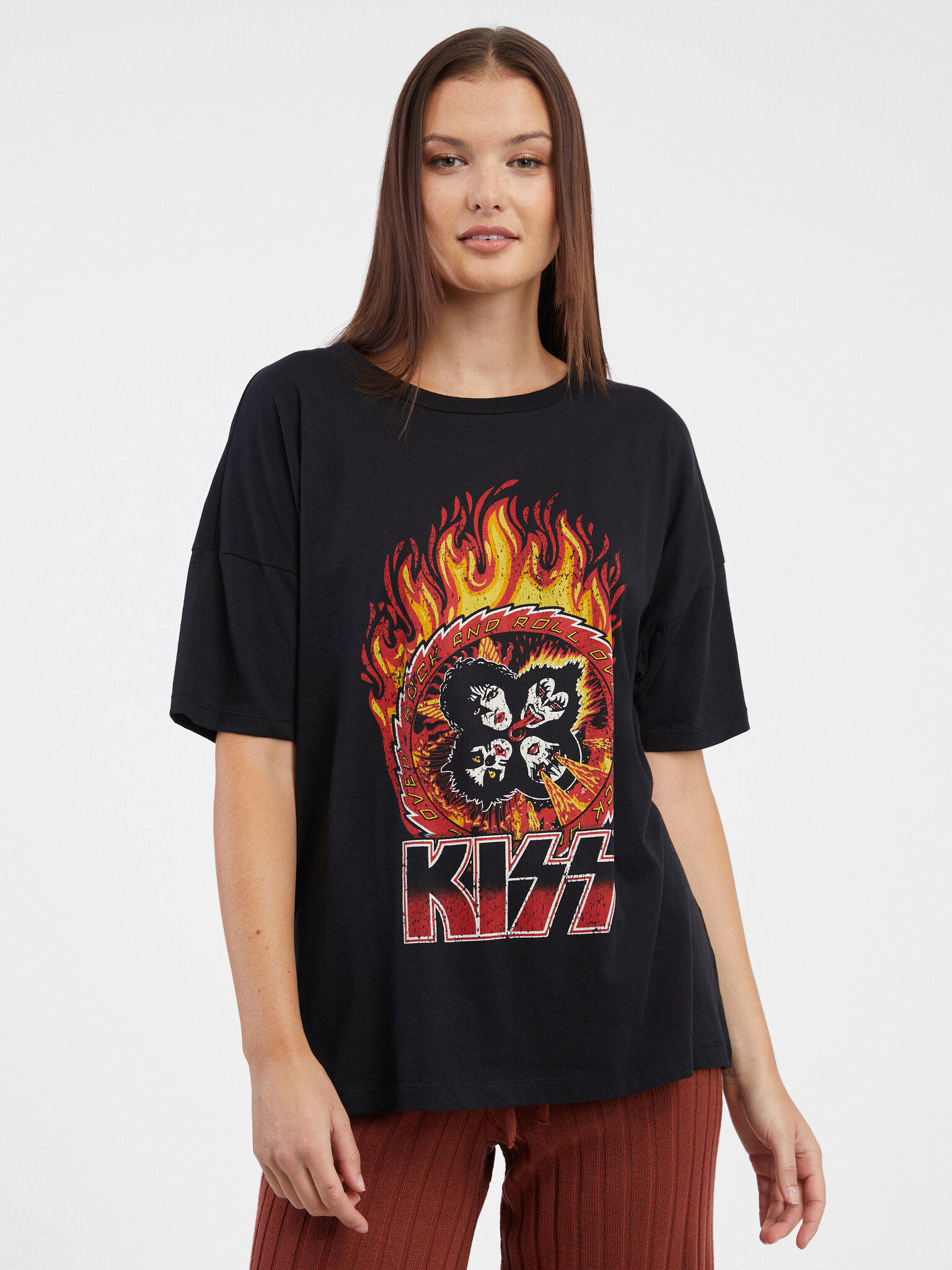 Noisy May Ida Kiss T-shirt Black - Pepit.gr