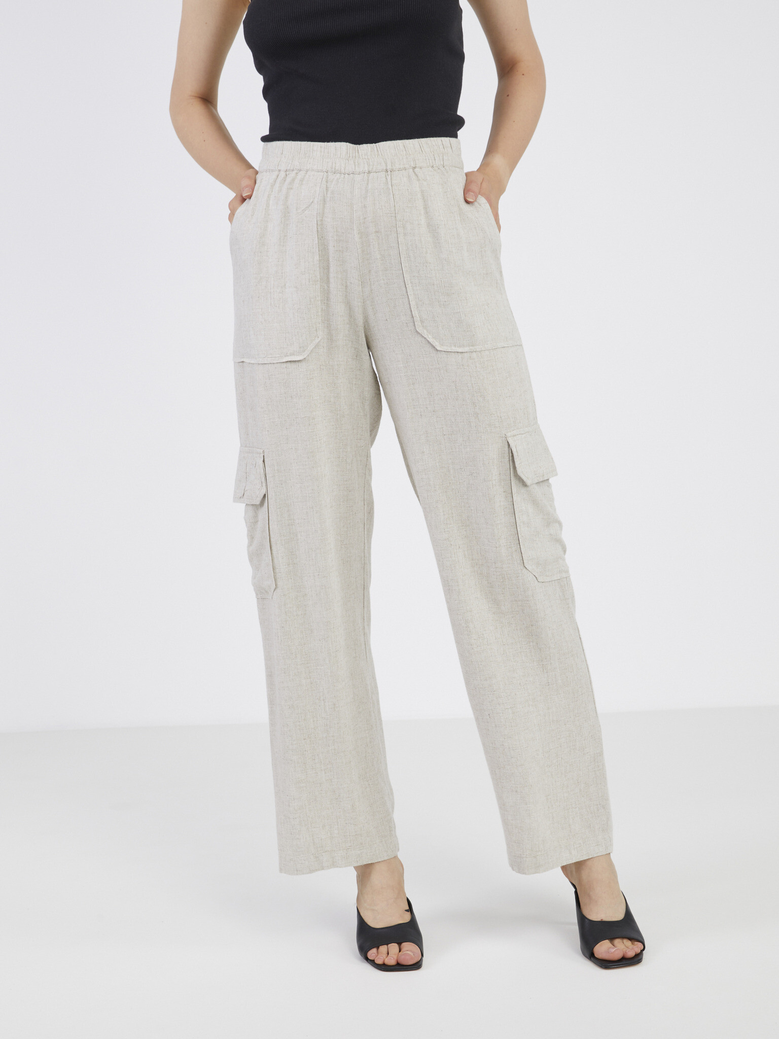 Noisy May Leilani Trousers White - Pepit.gr