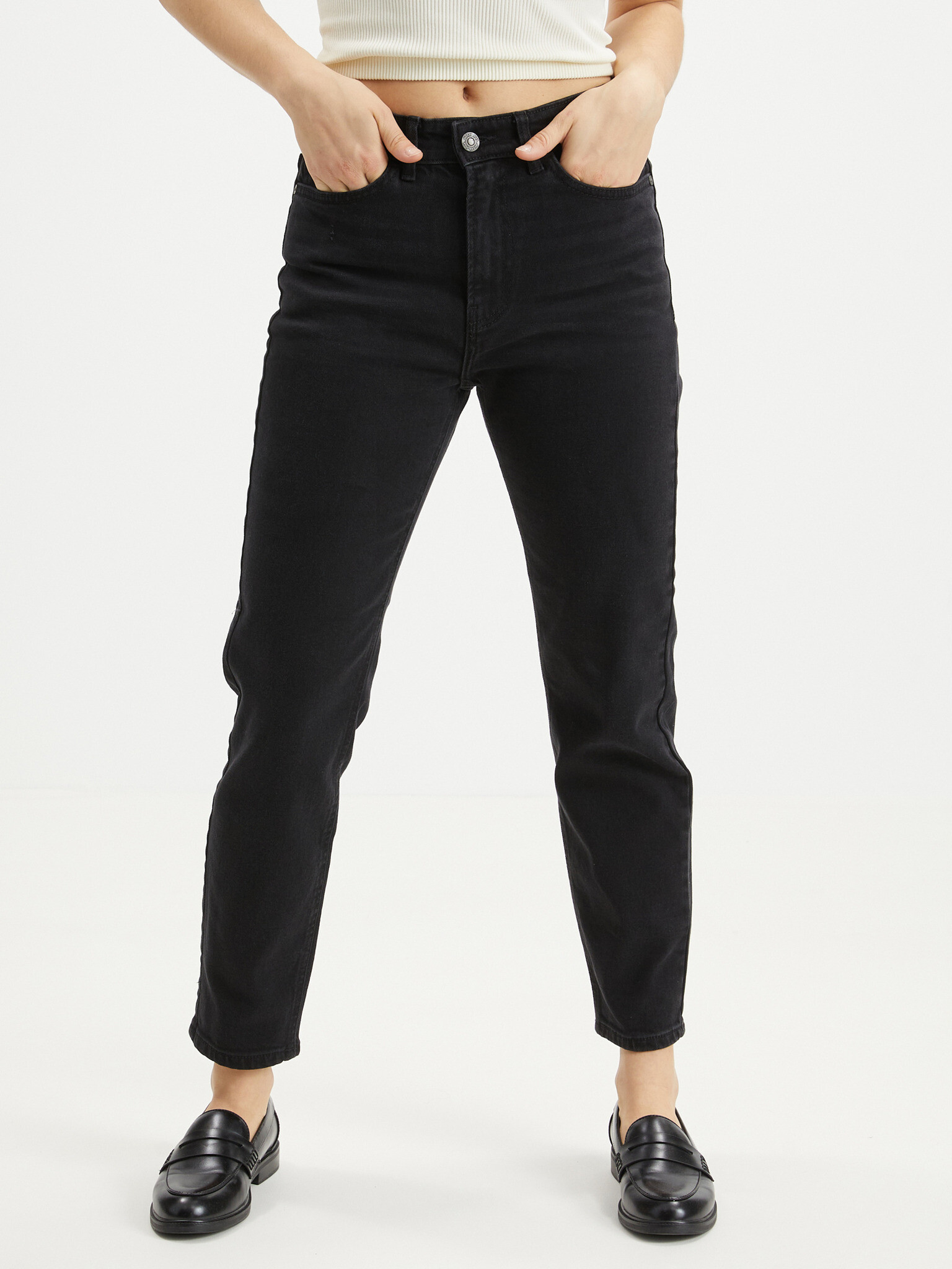 Noisy May Moni Jeans Black - Pepit.gr