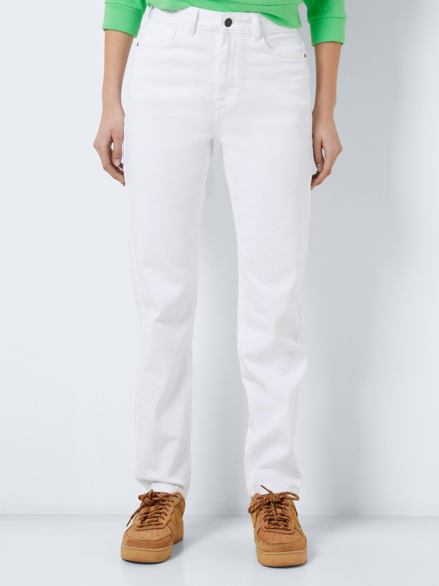 Noisy May Moni Jeans White - Pepit.gr