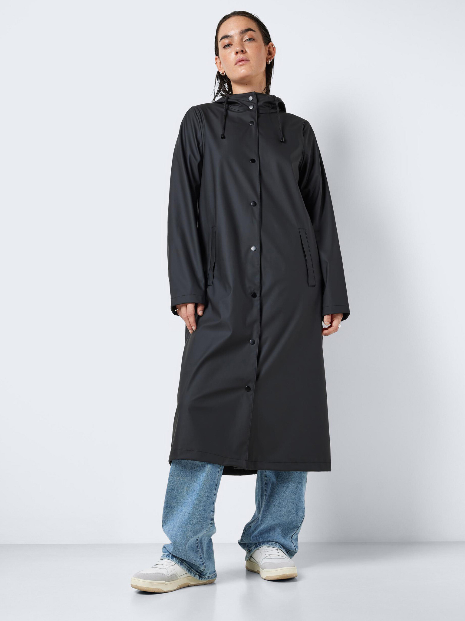 Noisy May Sky Coat Black - Pepit.gr