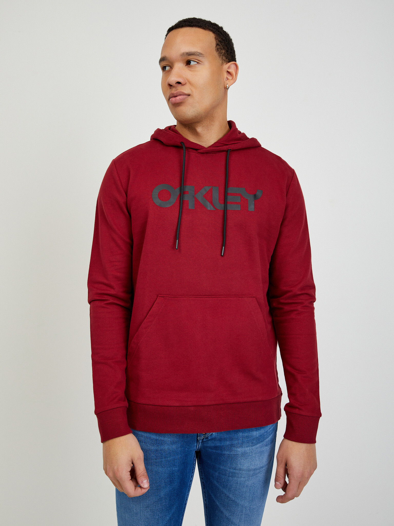 Oakley Sweatshirt Red - Pepit.gr