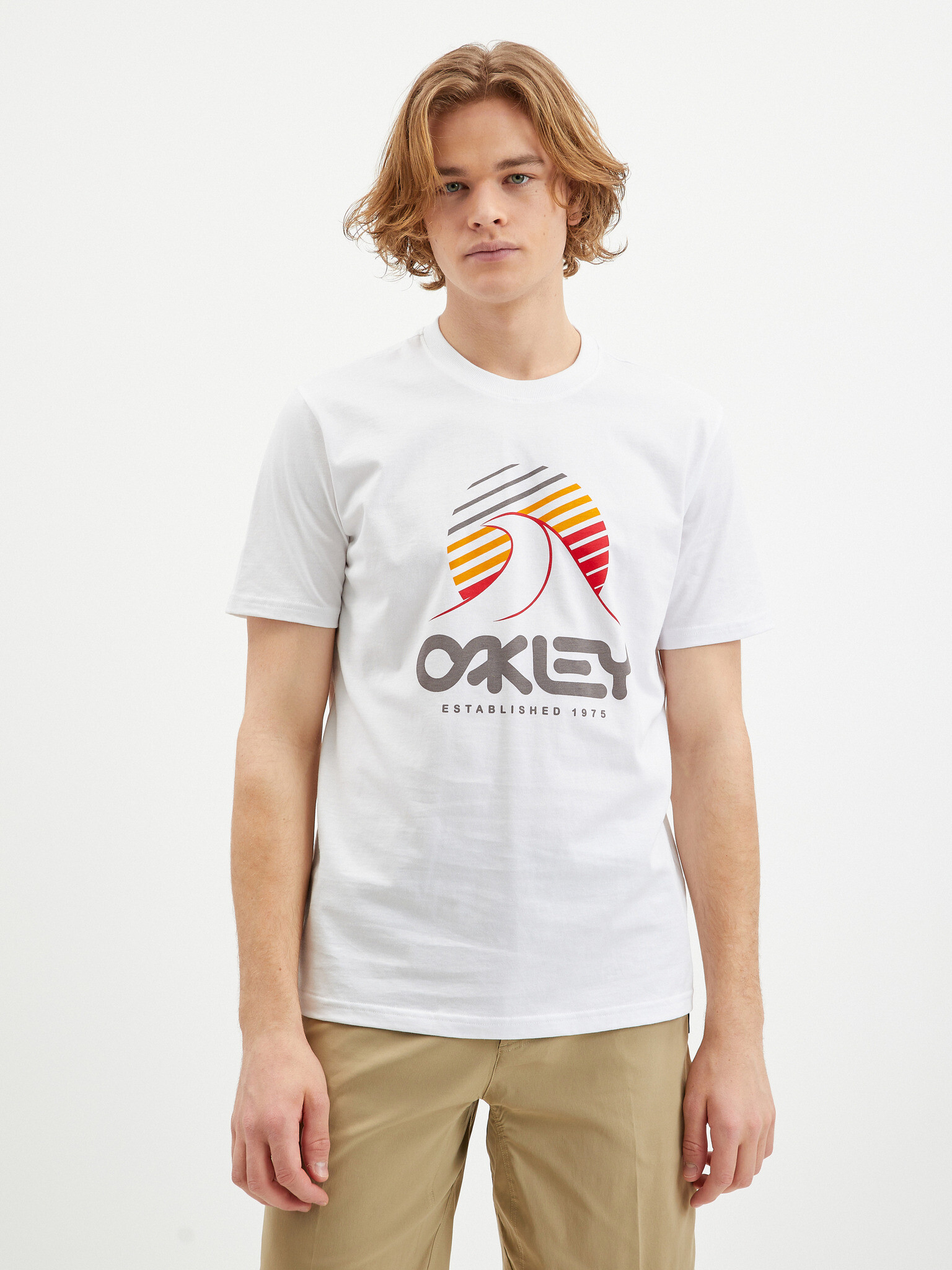 Oakley T-shirt White - Pepit.gr