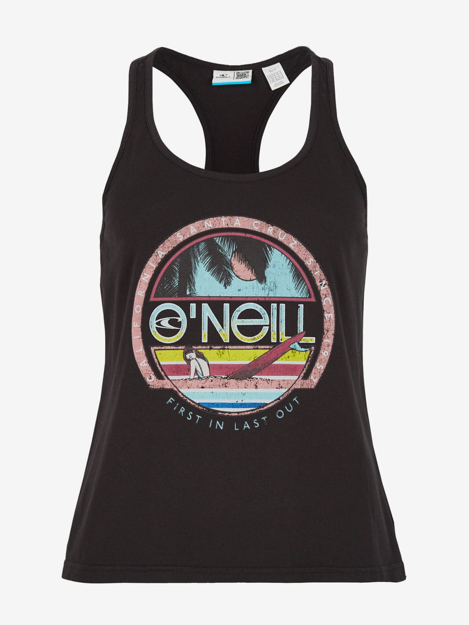 O'Neill Connective Graphic Top Black - Pepit.gr