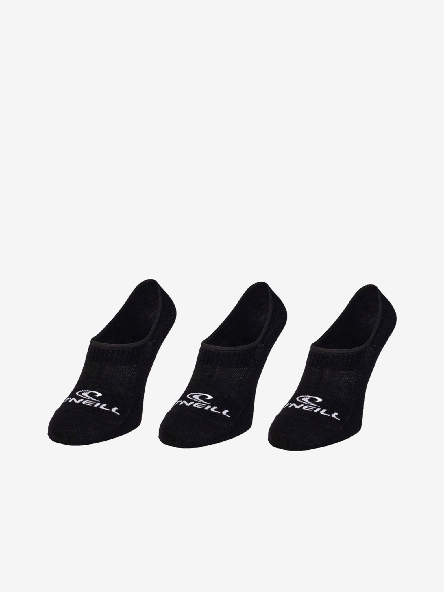 O'Neill Footie Set of 3 pairs of socks Black - Pepit.gr