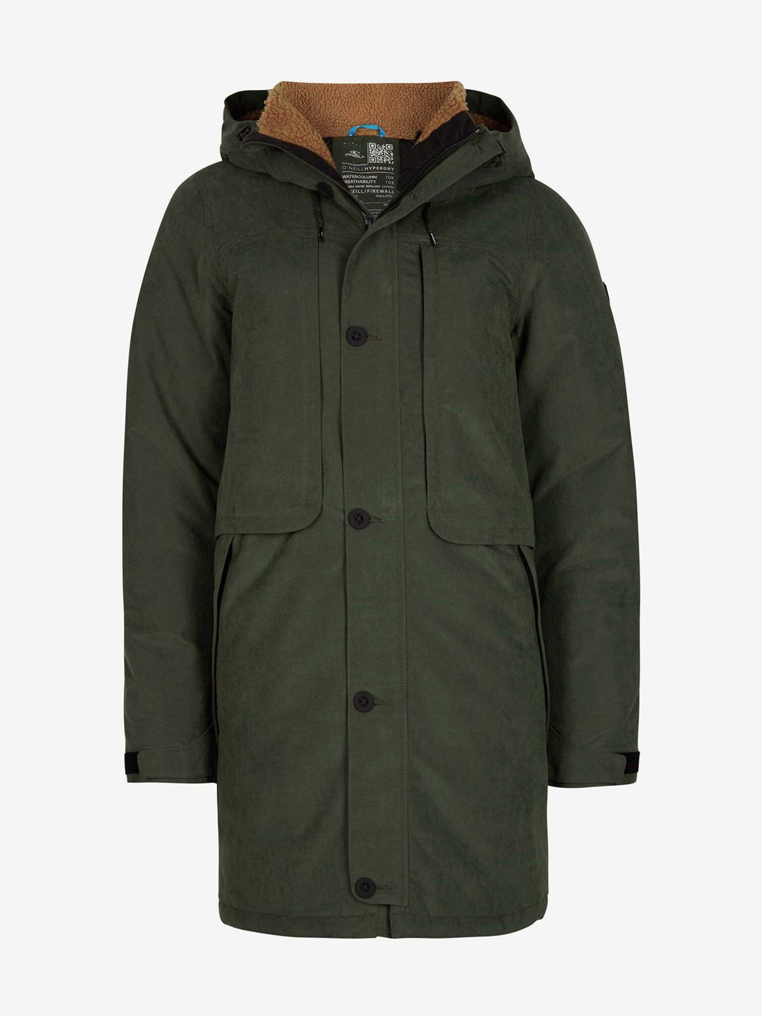 O'Neill Journey Plus Parka Green - Pepit.gr