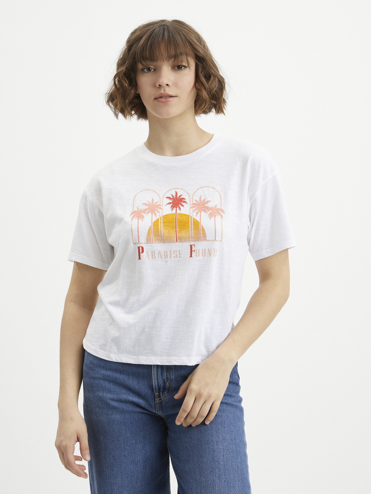 O'Neill Paradise T-shirt White - Pepit.gr