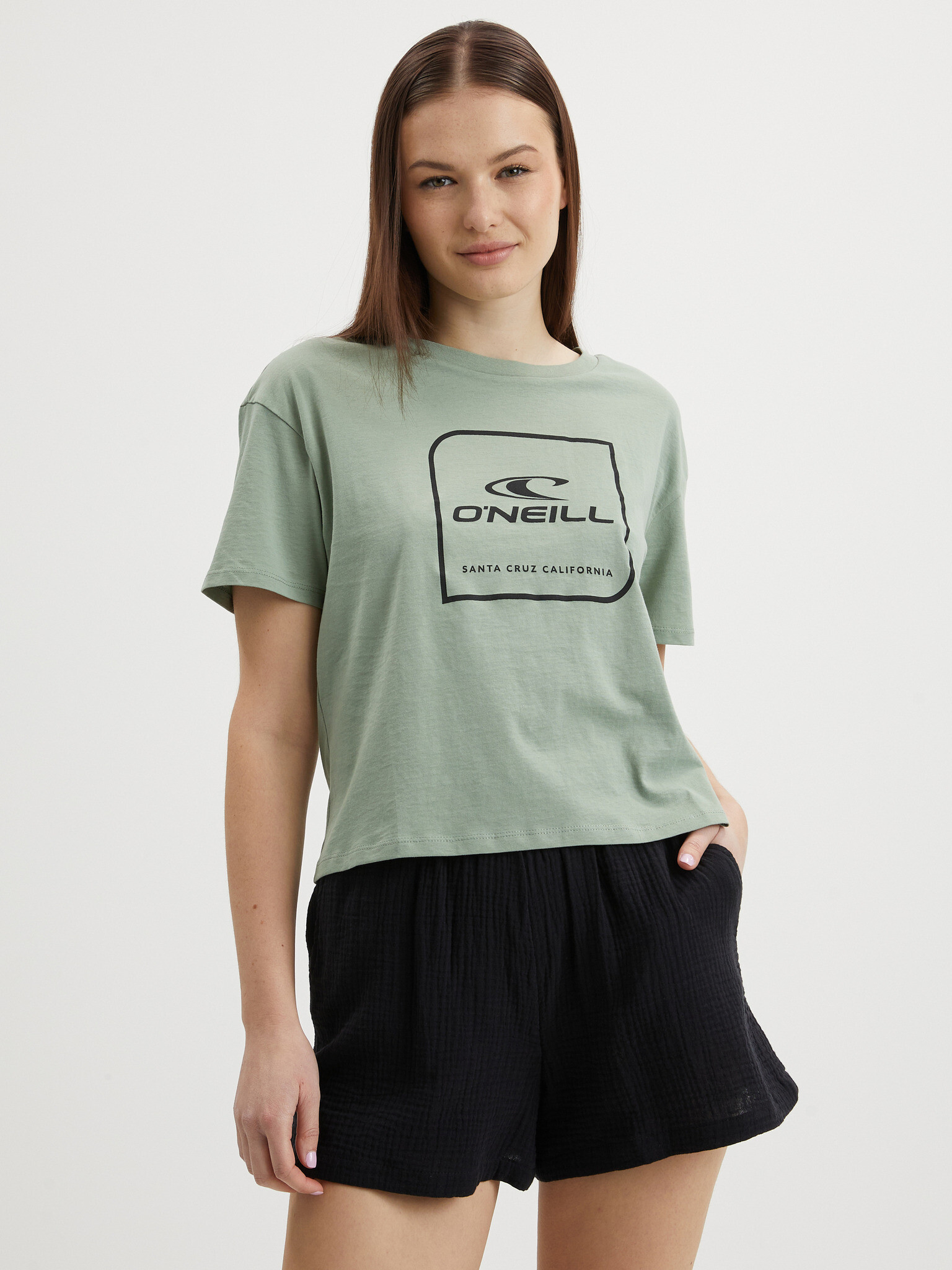 O'Neill T-shirt Green - Pepit.gr