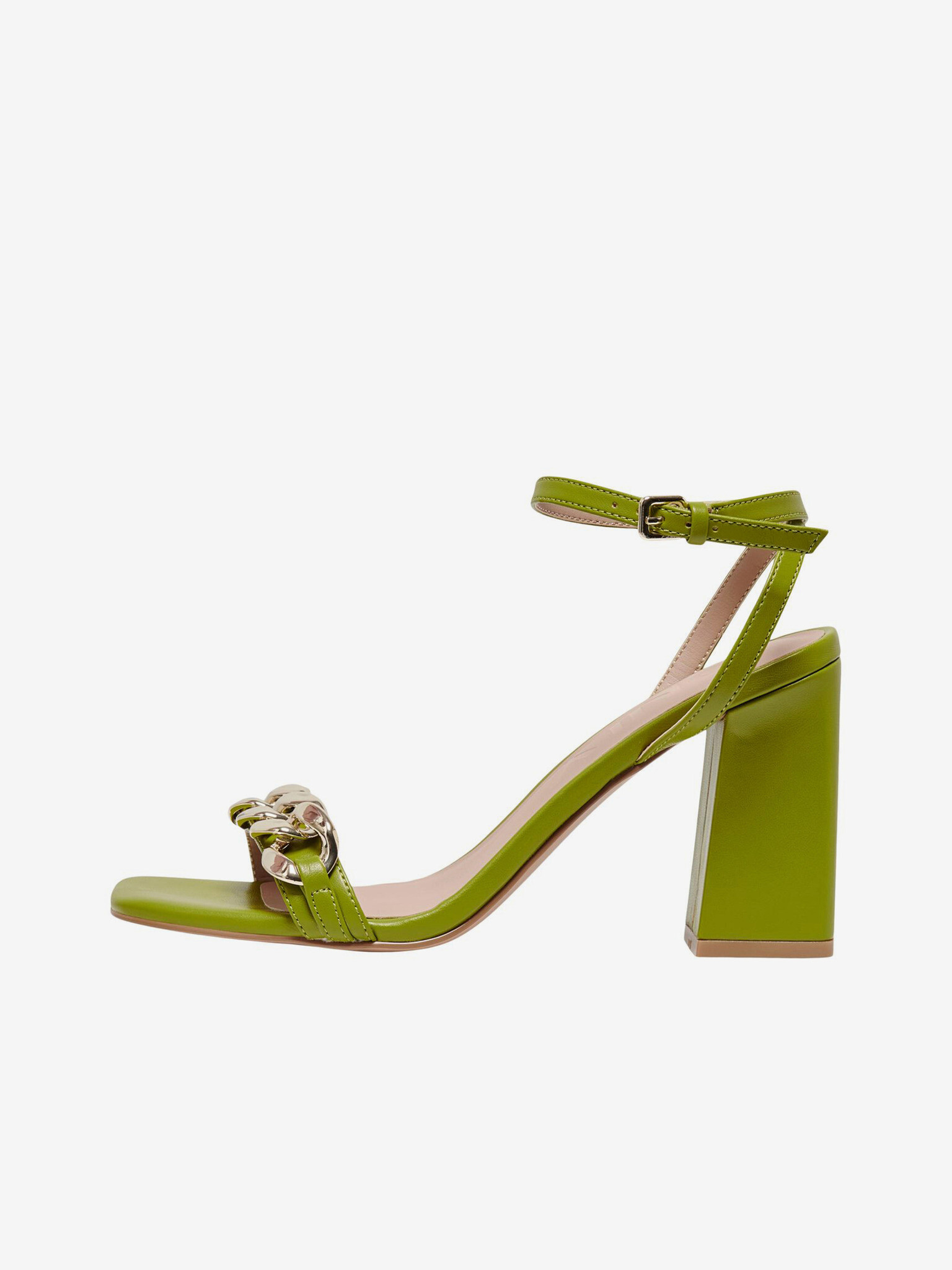 ONLY Alyx Sandals Green - Pepit.gr