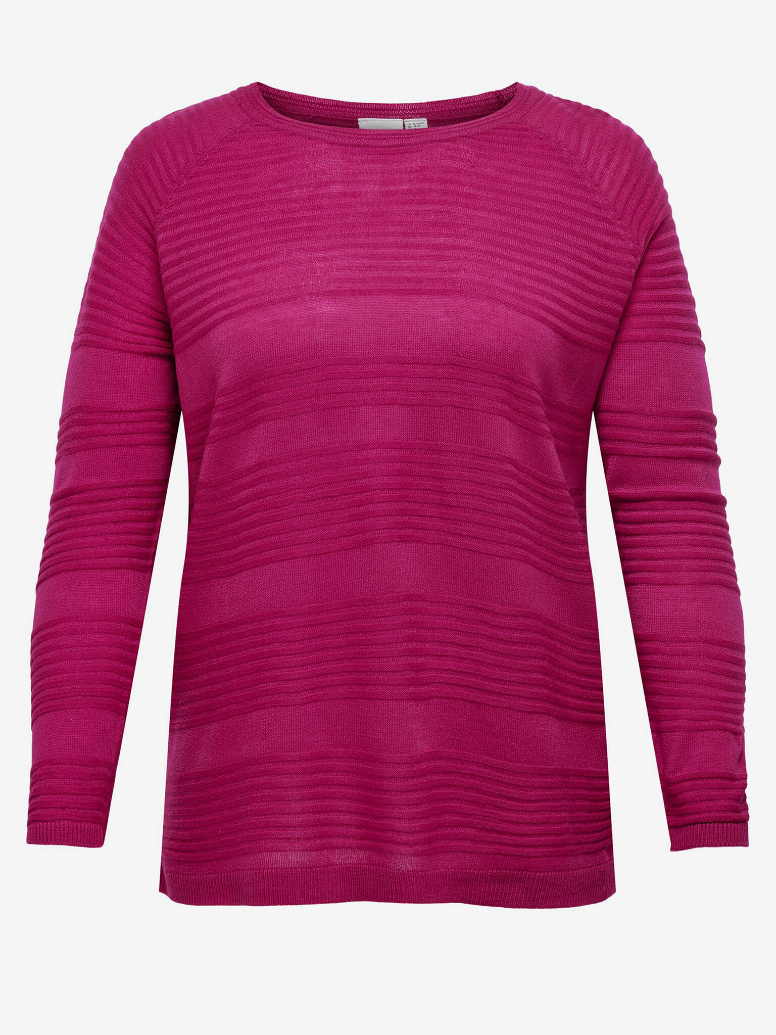 ONLY CARMAKOMA Airplain Sweater Pink - Pepit.gr