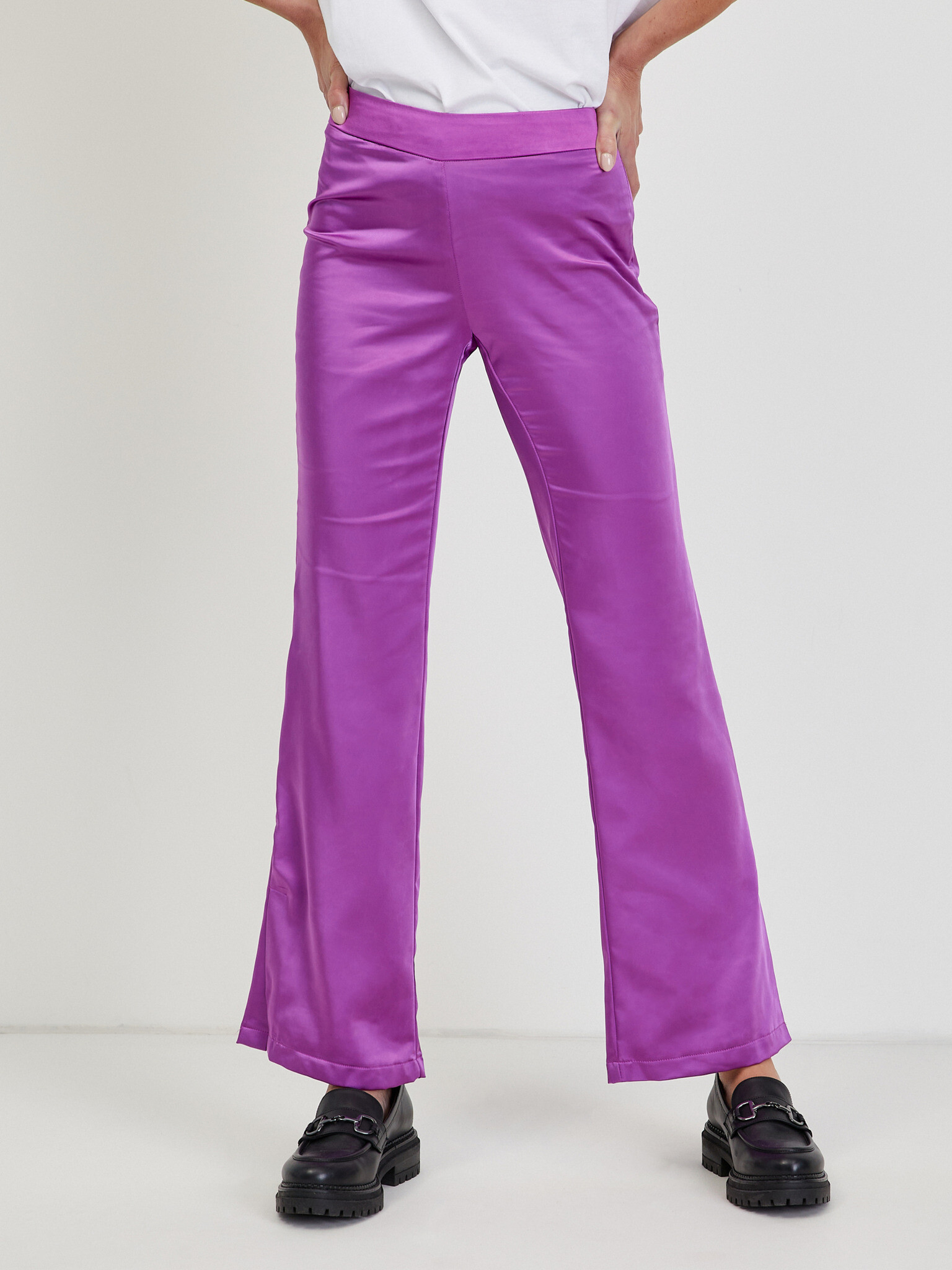 ONLY Paige Trousers Violet - Pepit.gr