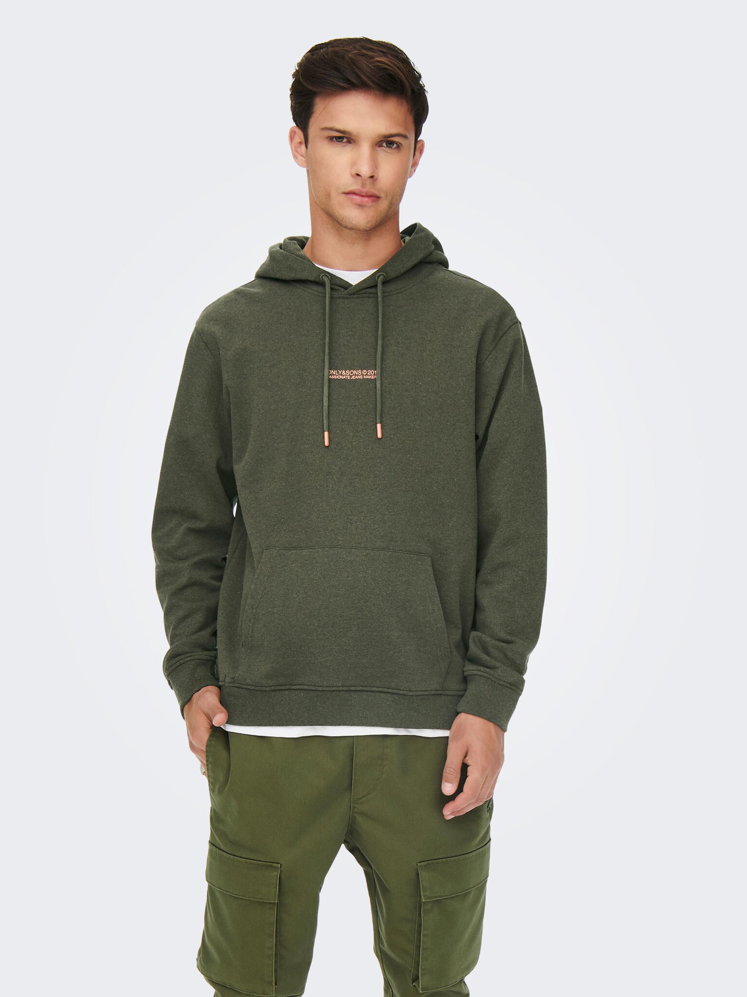 ONLY & SONS Elon Sweatshirt Green - Pepit.gr