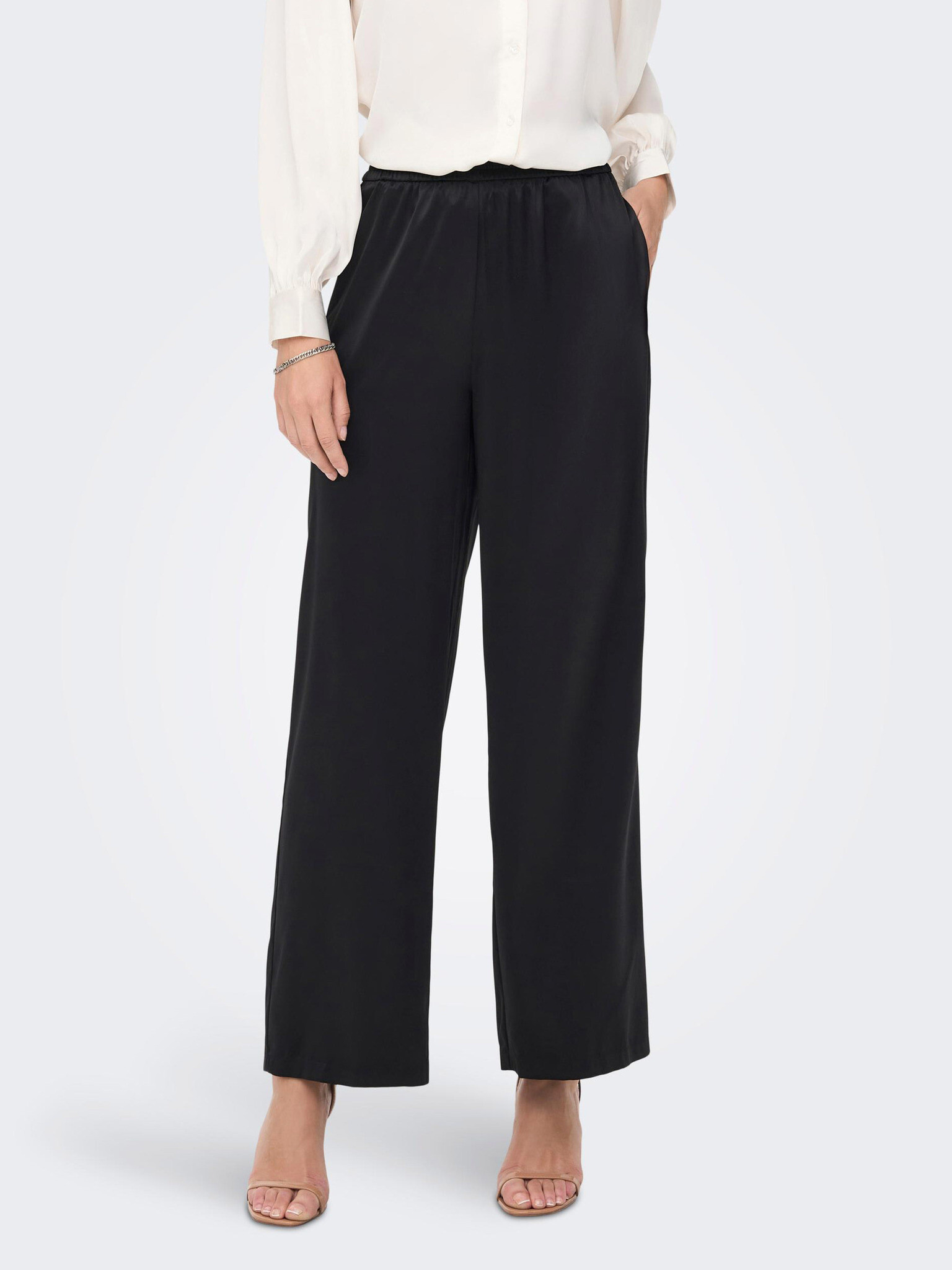 ONLY Victoria Trousers Black - Pepit.gr