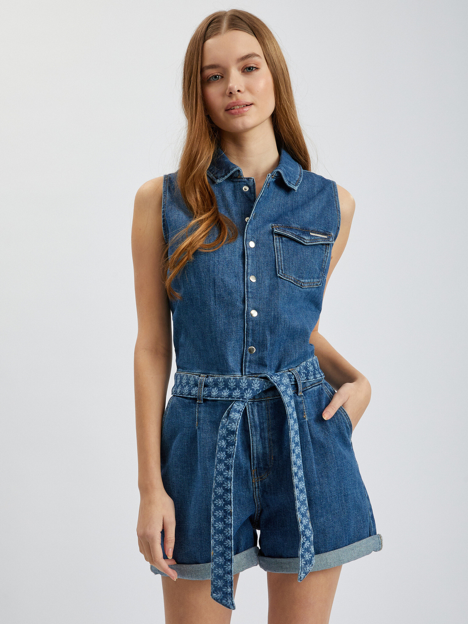 Orsay Overall Blue - Pepit.gr