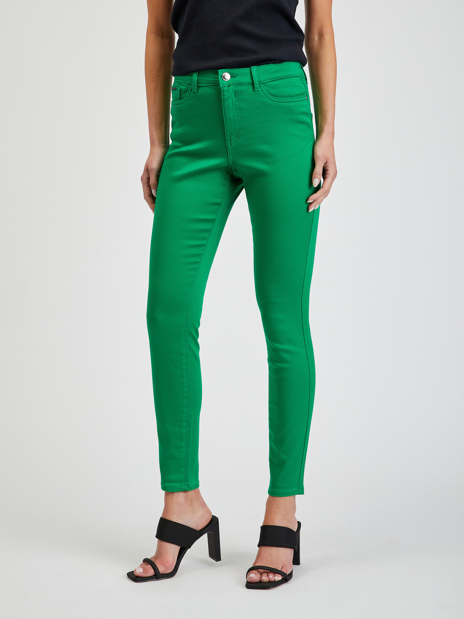 Orsay Paulina Trousers Green - Pepit.gr