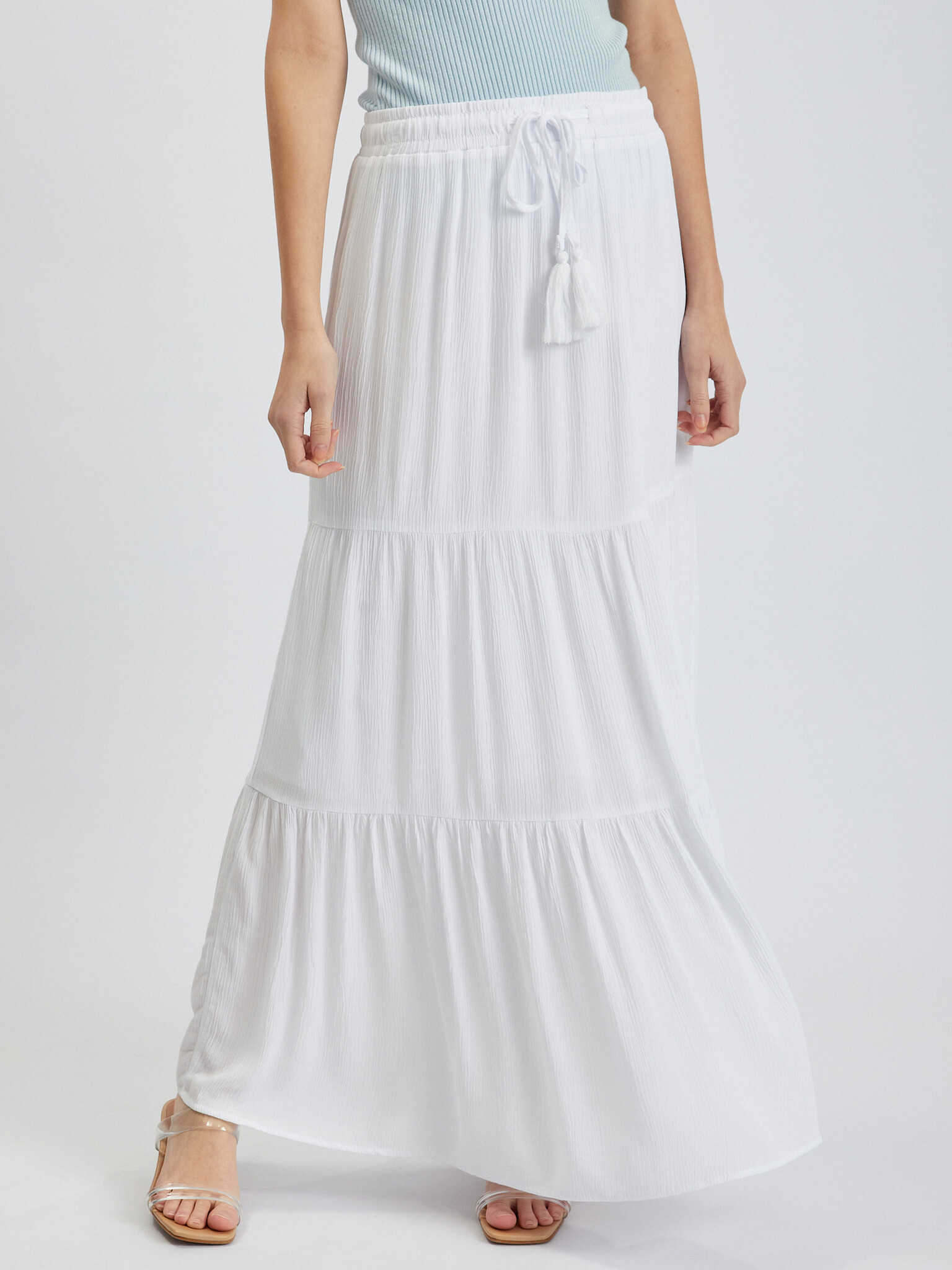 Orsay Skirt White - Pepit.gr