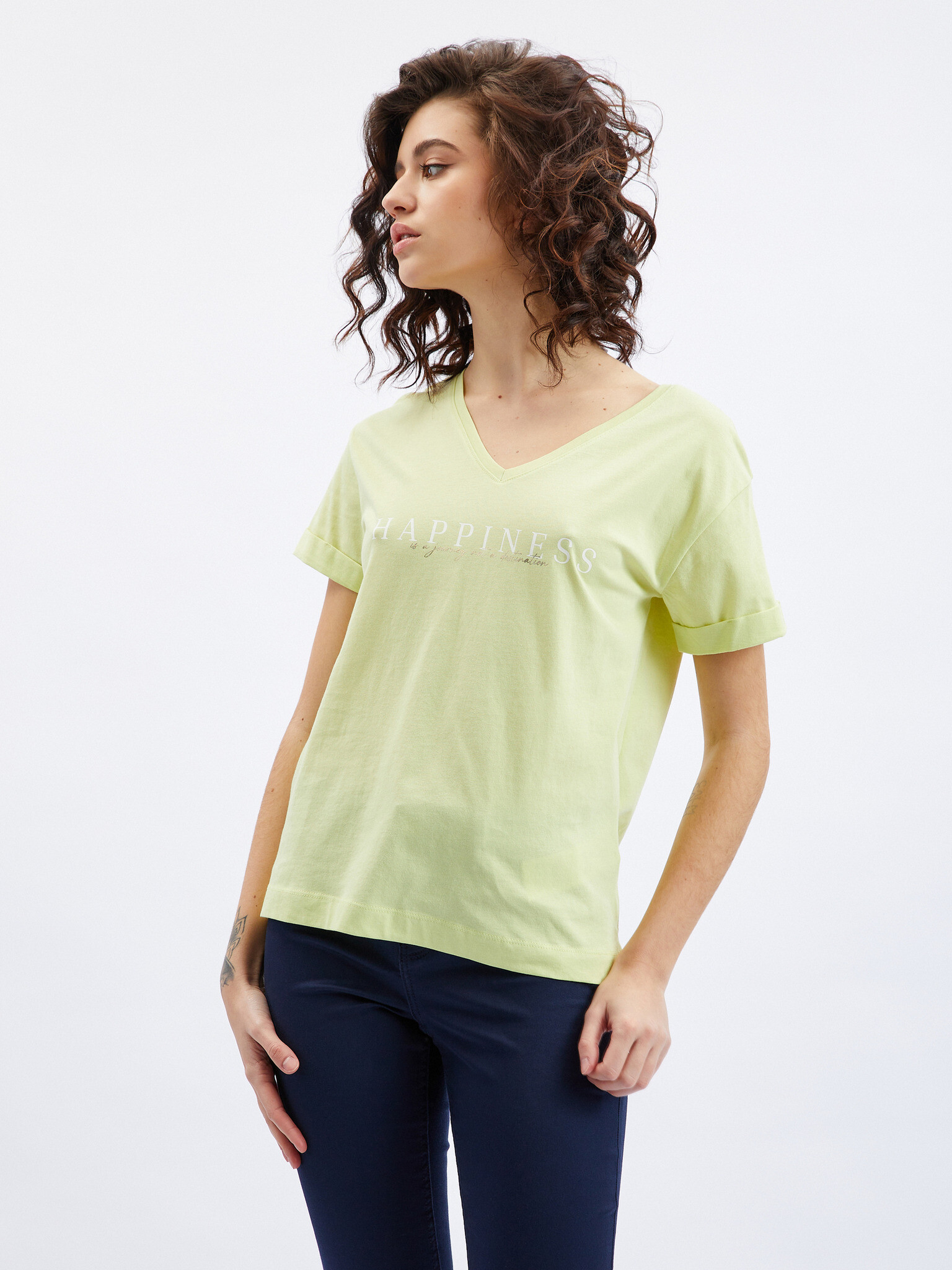 Orsay T-shirt Green - Pepit.gr