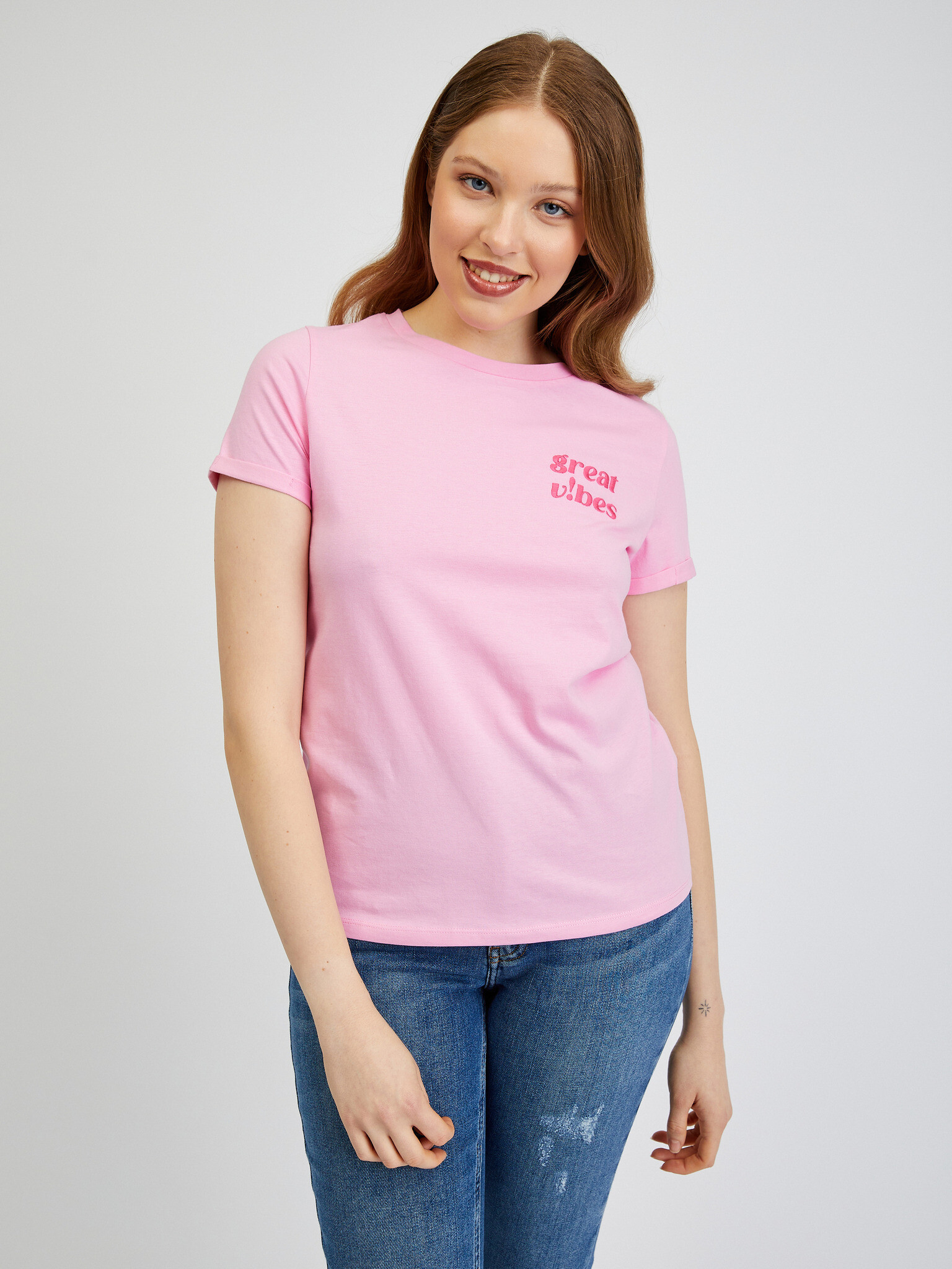 Orsay T-shirt Pink - Pepit.gr