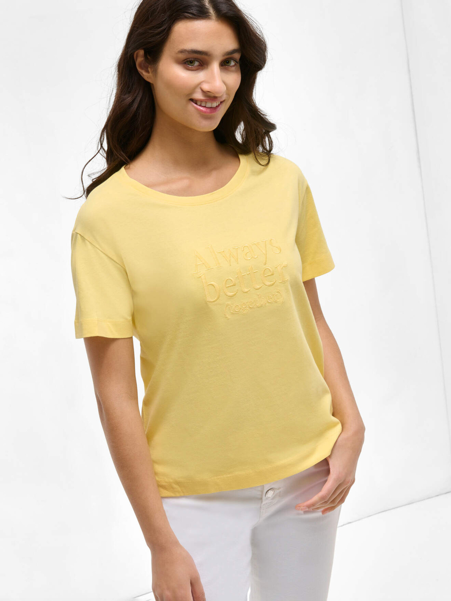 Orsay T-shirt Yellow - Pepit.gr