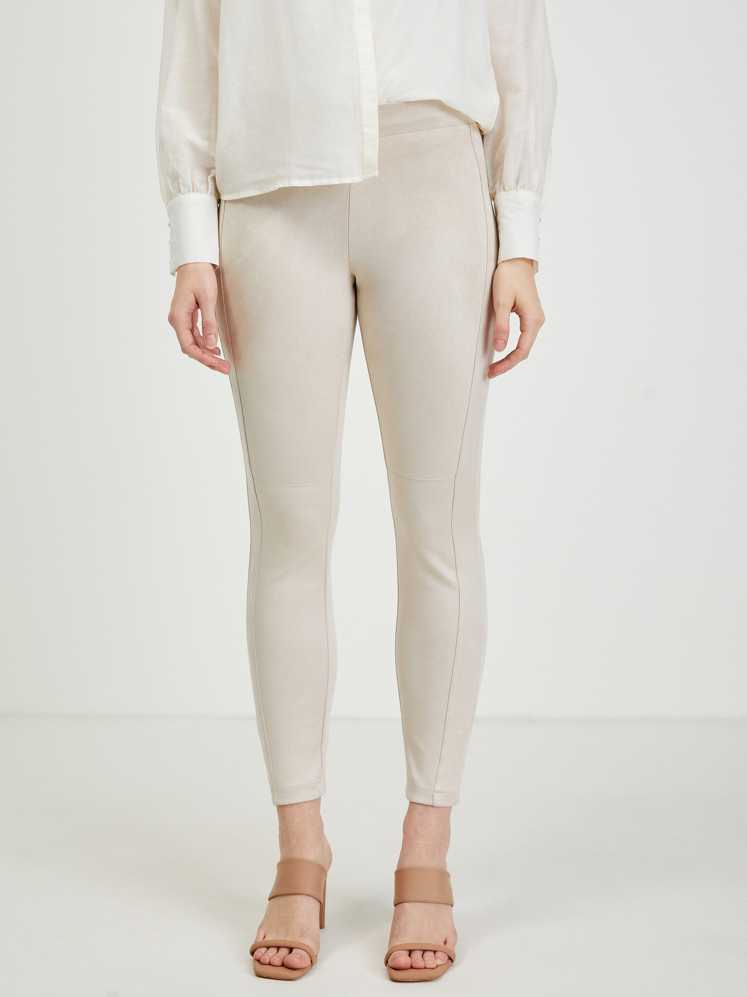 Orsay Trousers Beige - Pepit.gr