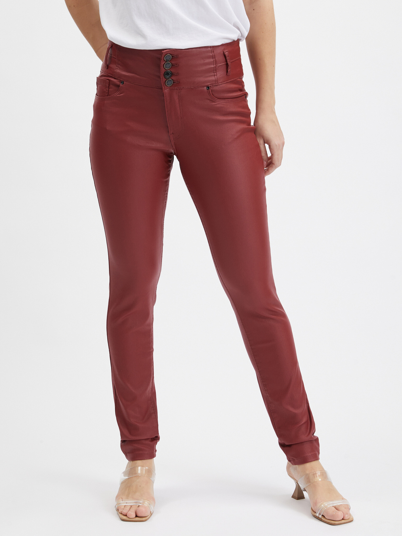 Orsay Trousers Red - Pepit.gr