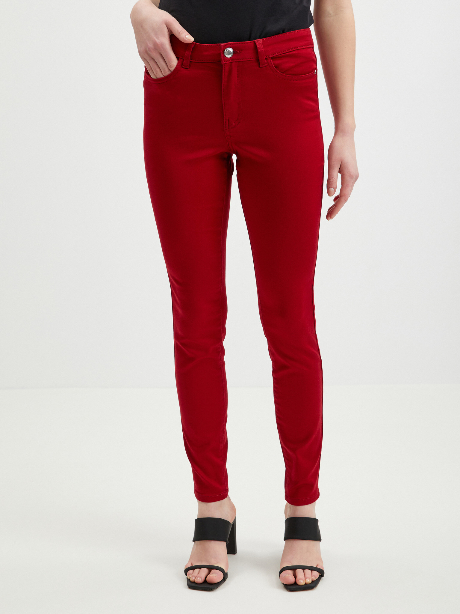 Orsay Trousers Red - Pepit.gr