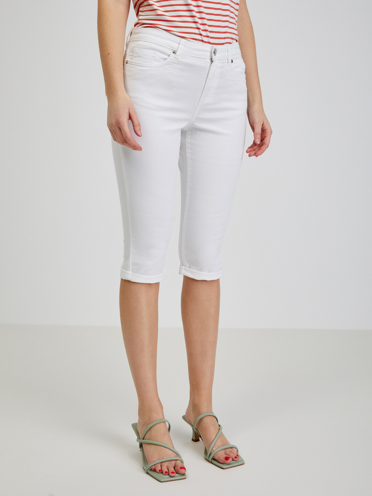 Orsay Trousers White - Pepit.gr