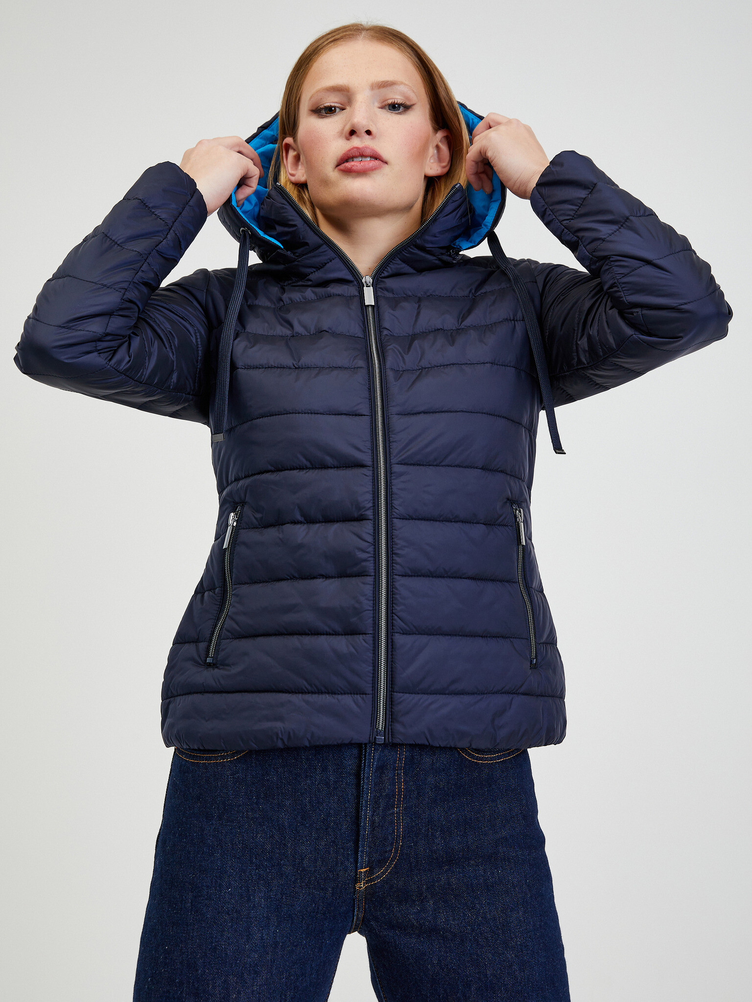 Orsay Winter jacket Blue - Pepit.gr