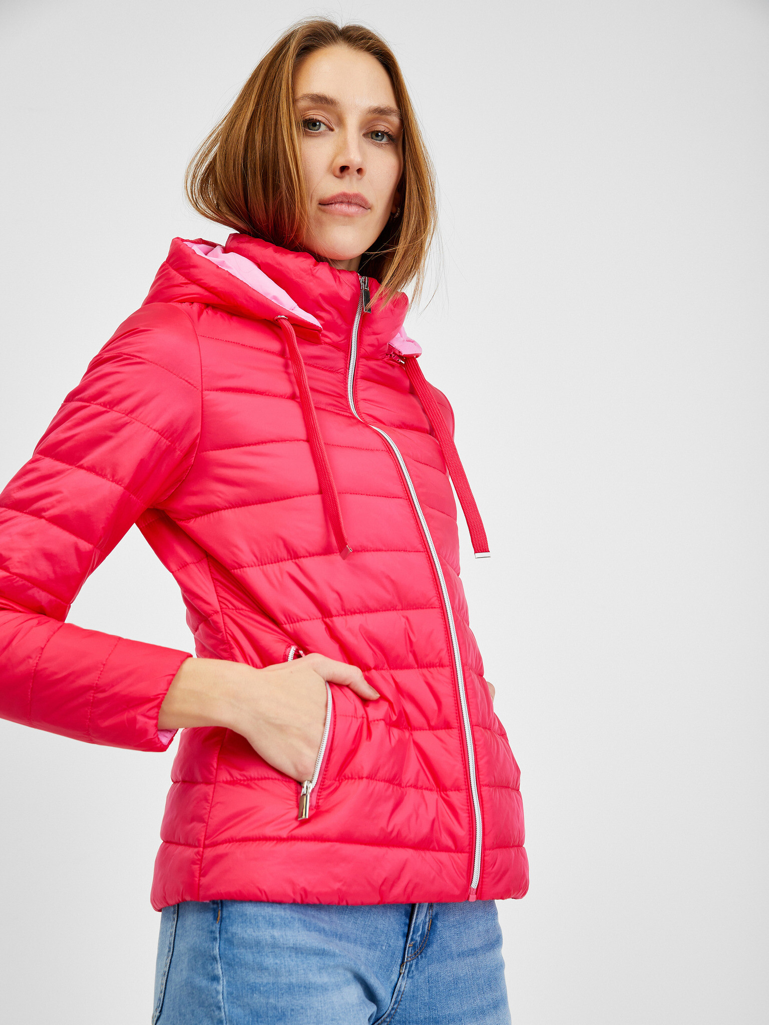 Orsay Winter jacket Pink - Pepit.gr